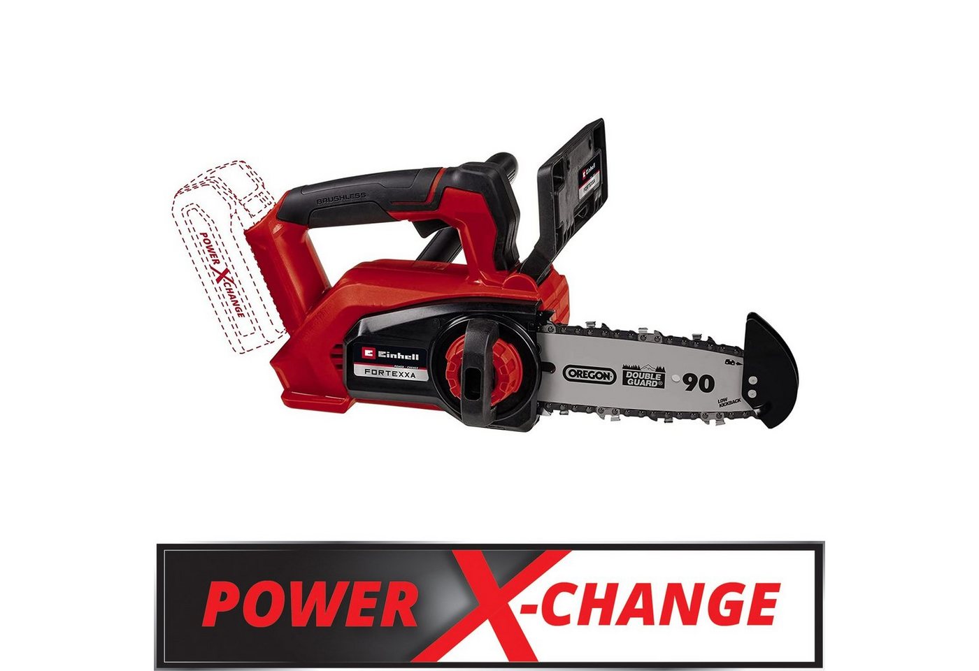 Thumbnail - Einhell Akku-Kettensäge Einhand Akku Kettensäge FORTEXXA 18/20 TH + Starterkit 2,5 Ah, 20 cm Schwertlänge, Set, 1-tlg., ...