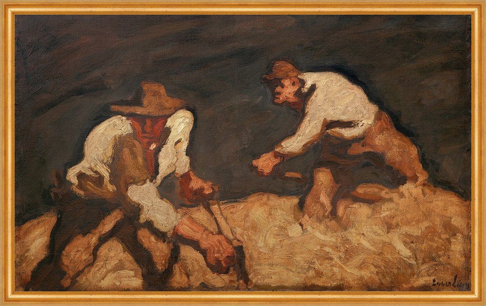 Kunstdruck Reapers in a GatheringStorm Albin Egger-Lienz B A2 00323