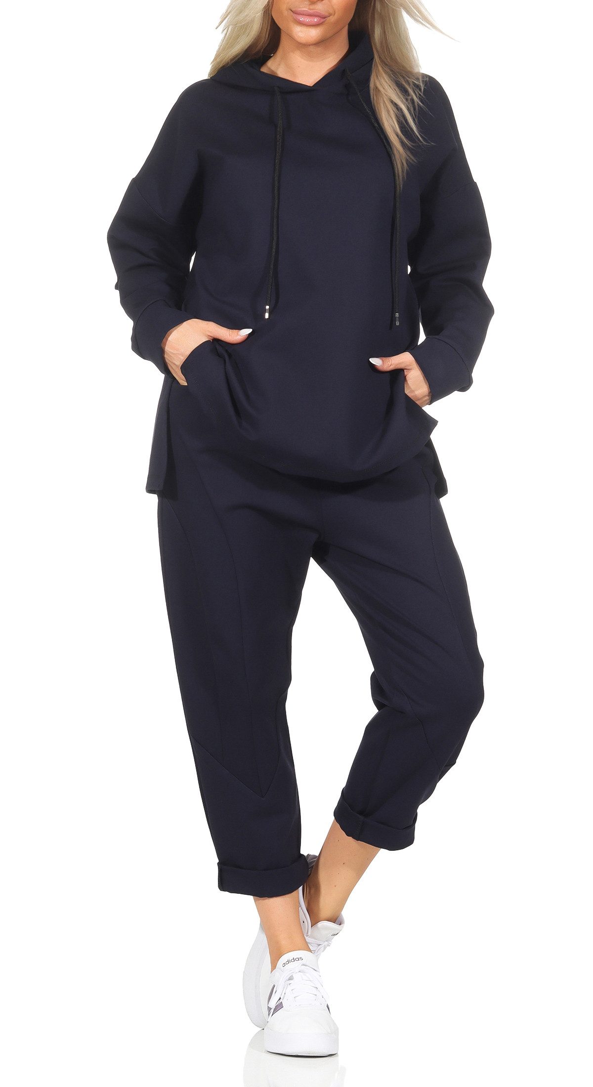 simaranda Jogginganzug Damen Jogginganzug 7036 36-42 Navy (Set) günstig online kaufen
