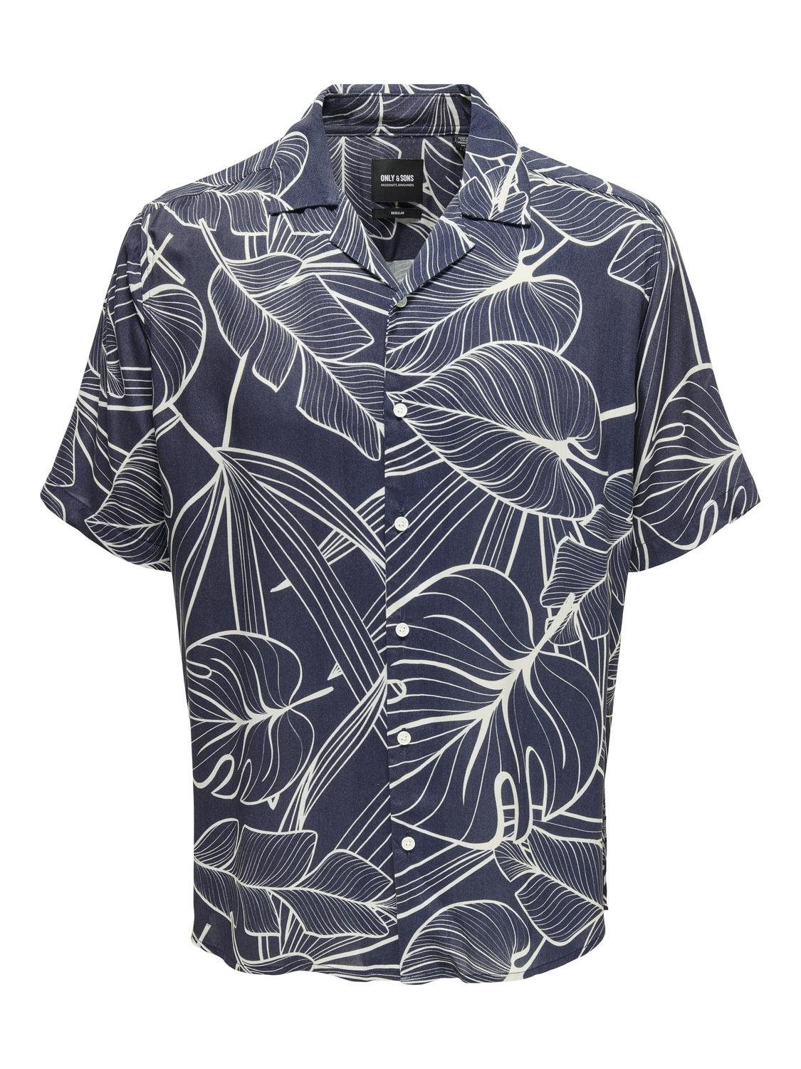 ONLY & SONS Kurzarmhemd mit Resort günstig online kaufen