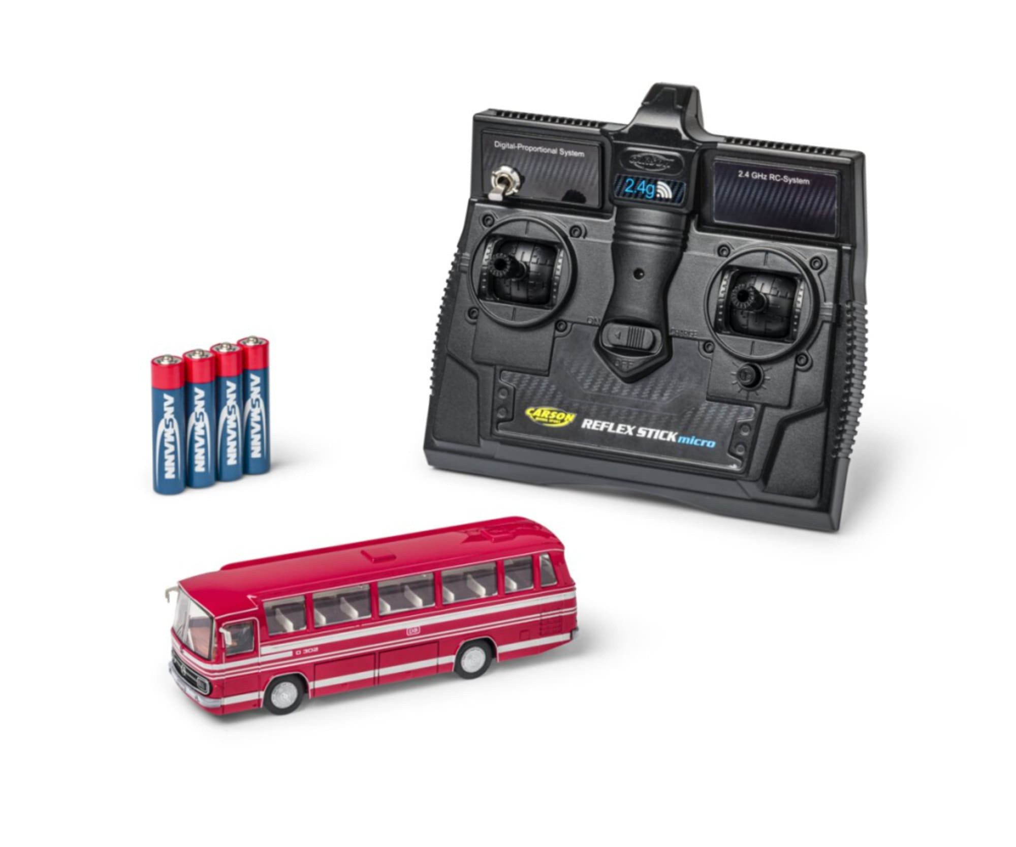 CARSON RC-Auto Carson 1:87 RC Mercedes-Benz Bus O 302 DB 2,4 GHz 100% RTR