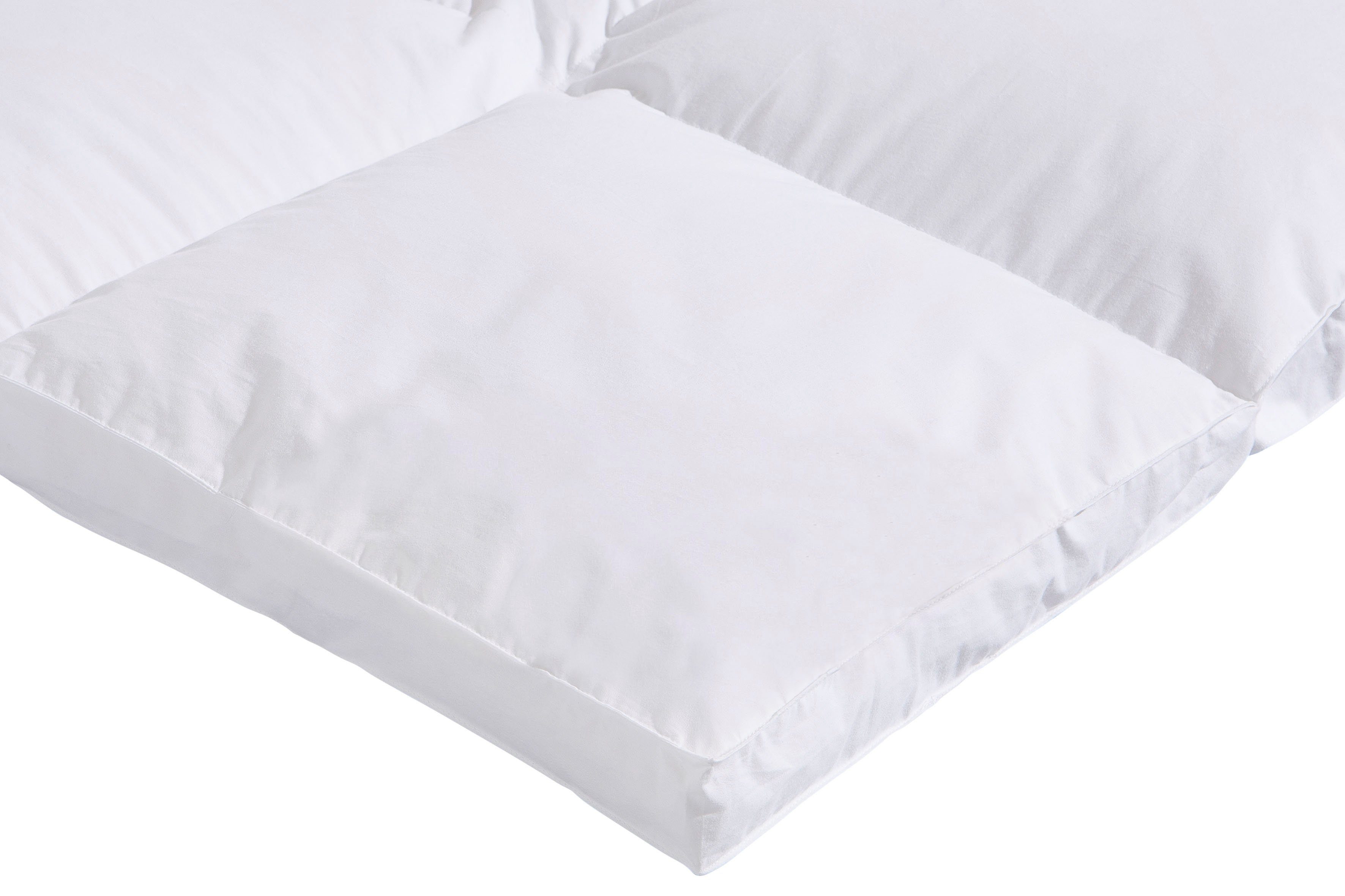 OTTO home Daunenbettdecke Loftet, Bettdecke 135x200, 155x220 cm und weitere Größen, Füllung: 90% Daunen, 10% Federn, Bezug: 100% Baumwolle, Bettdecken, Sommer, Winter, Decke ist Made in Green zertifiziert