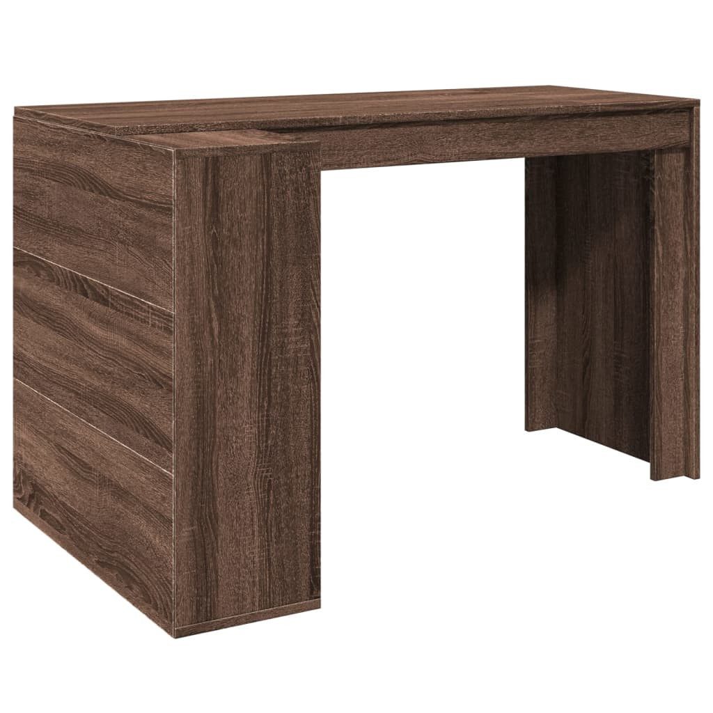 vidaXL Schreibtisch Schreibtisch Braun Eichen-Optik 123,5x73,5x75 günstig online kaufen