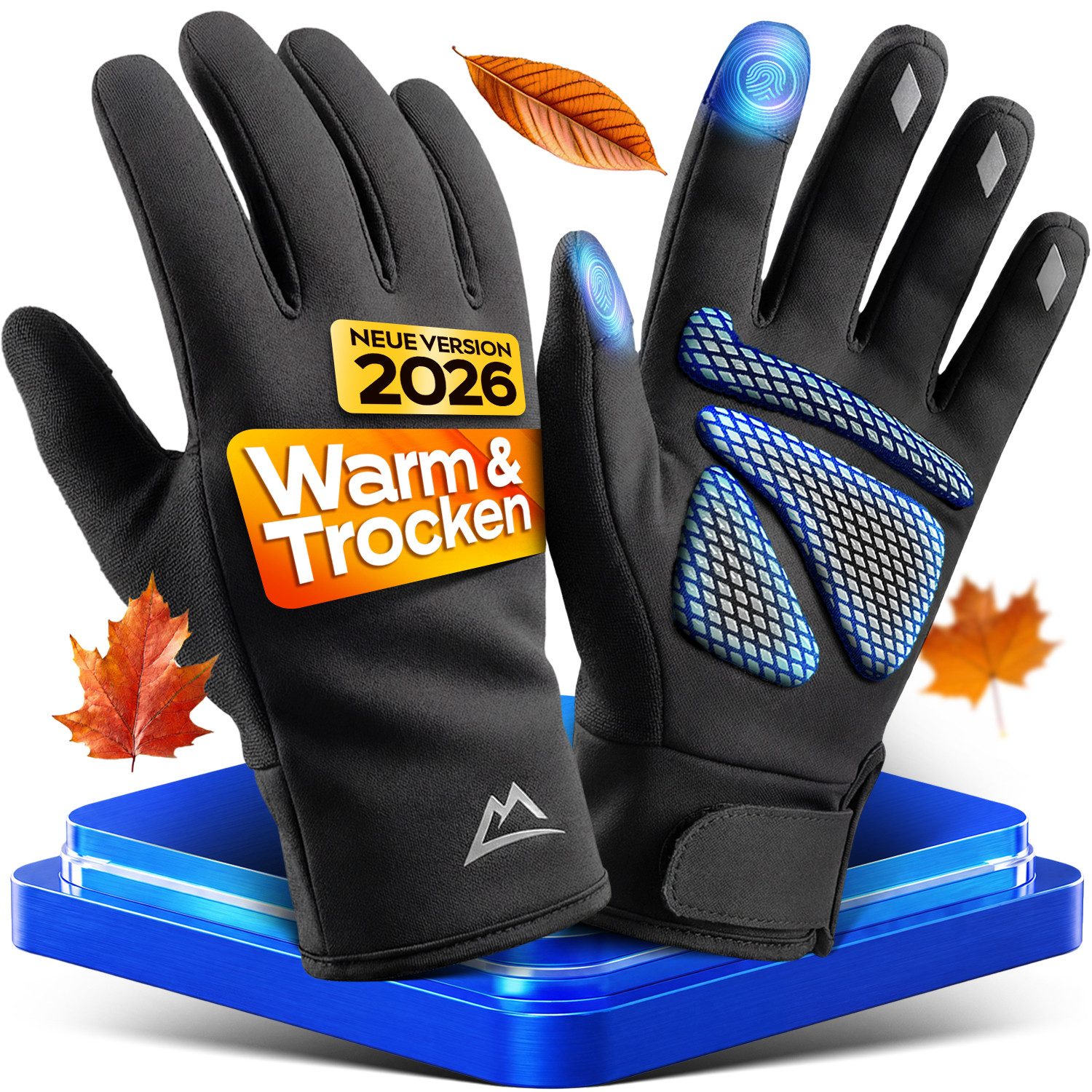 Nextcover Fahrradhandschuhe Nextcover Winter Fahrradhandschuhe Herren & Damen mit ThermoShield 2.0