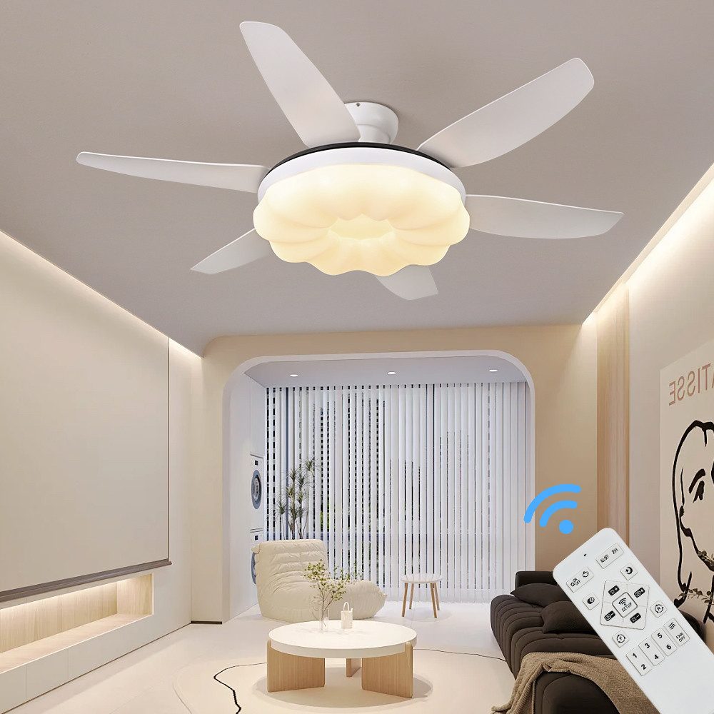 Eurotondisplay Deckenventilator Deckenventilator LED Beleuchtung 6 günstig online kaufen