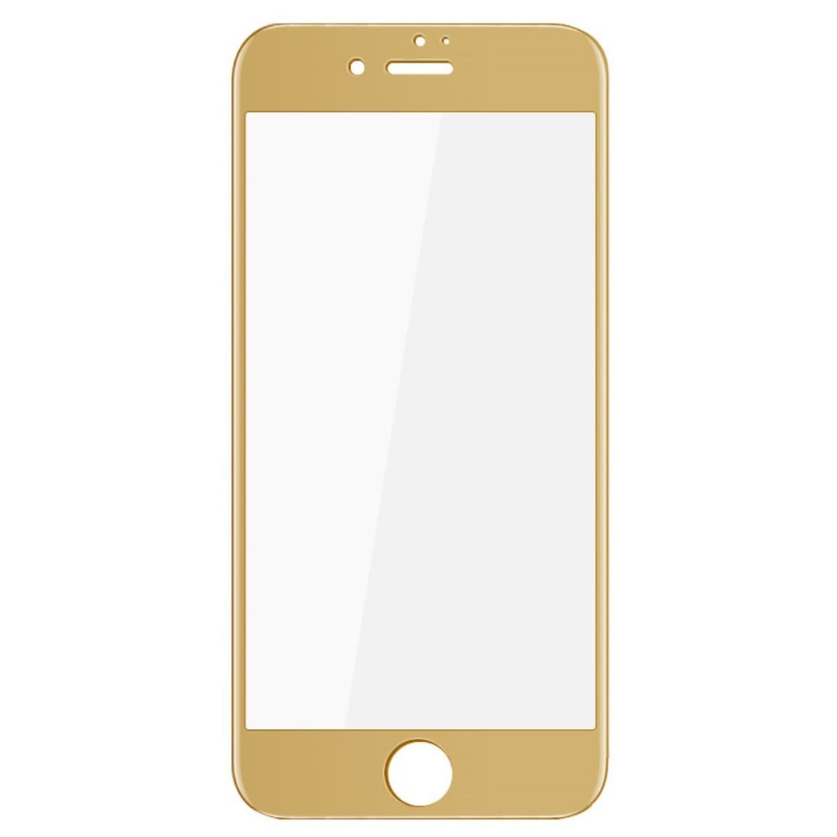 König Design Handyhülle Apple iPhone 8 Plus, Apple iPhone 8 Plus Handyhülle Backcover Gold