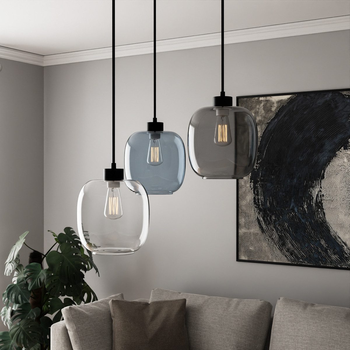 Liadomo Pendelleuchte Magellan, ohne Leuchtmittel, Hängelampe im Skandi-Loo günstig online kaufen