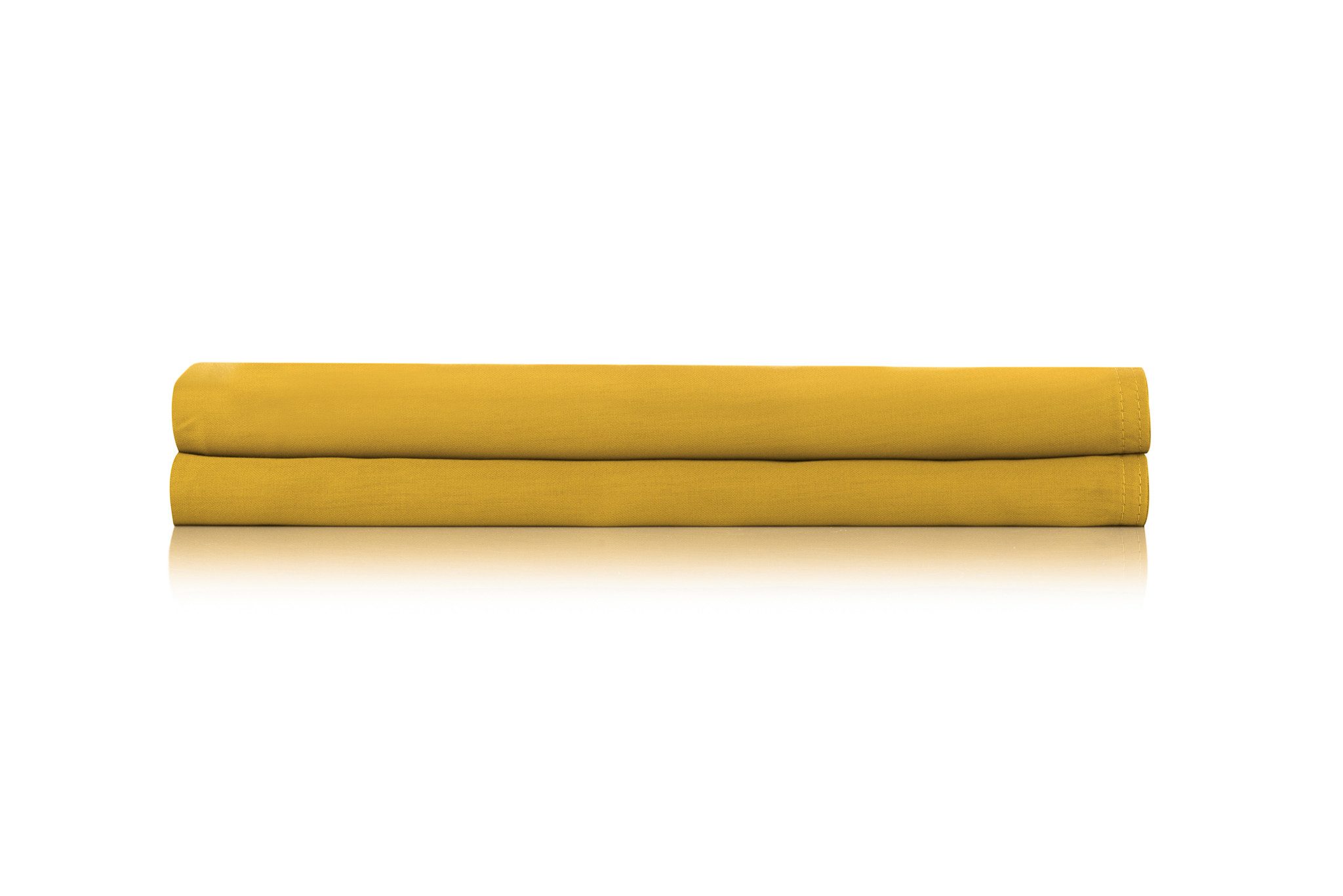 ZO HOME Spannbettlaken Satinado Laken 160x290 Ochre Gold 160x290, Baumwolle, Gummizug: Rundum, (1 Stück)