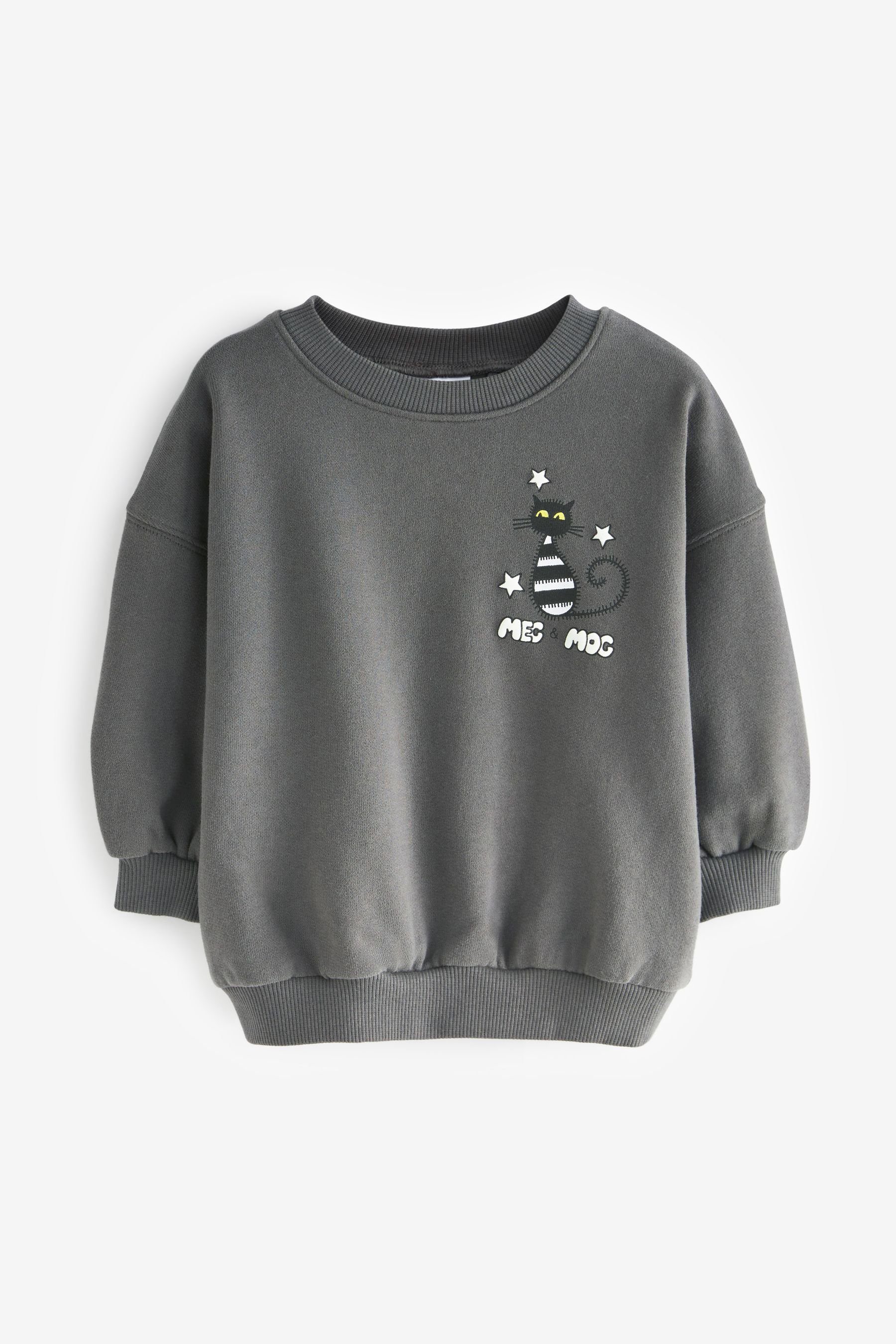 Next Sweatshirt Sweatshirt mit Rundhalsausschnitt, Meg and Mog (1-tlg)