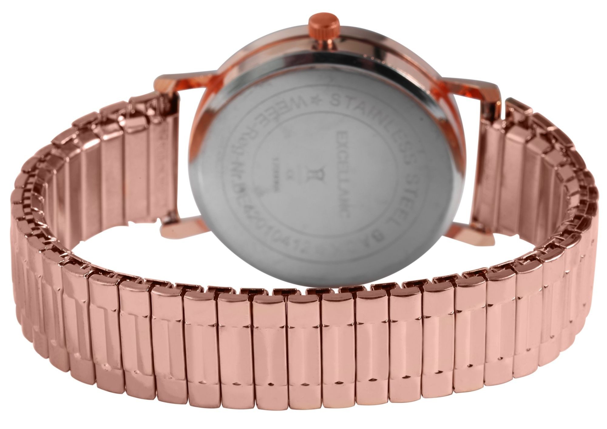 EXCELLANC Quarzuhr Aliya Excellanc Damenuhr mit Edelstahlzugarmband, Damenuhr Edelstahl