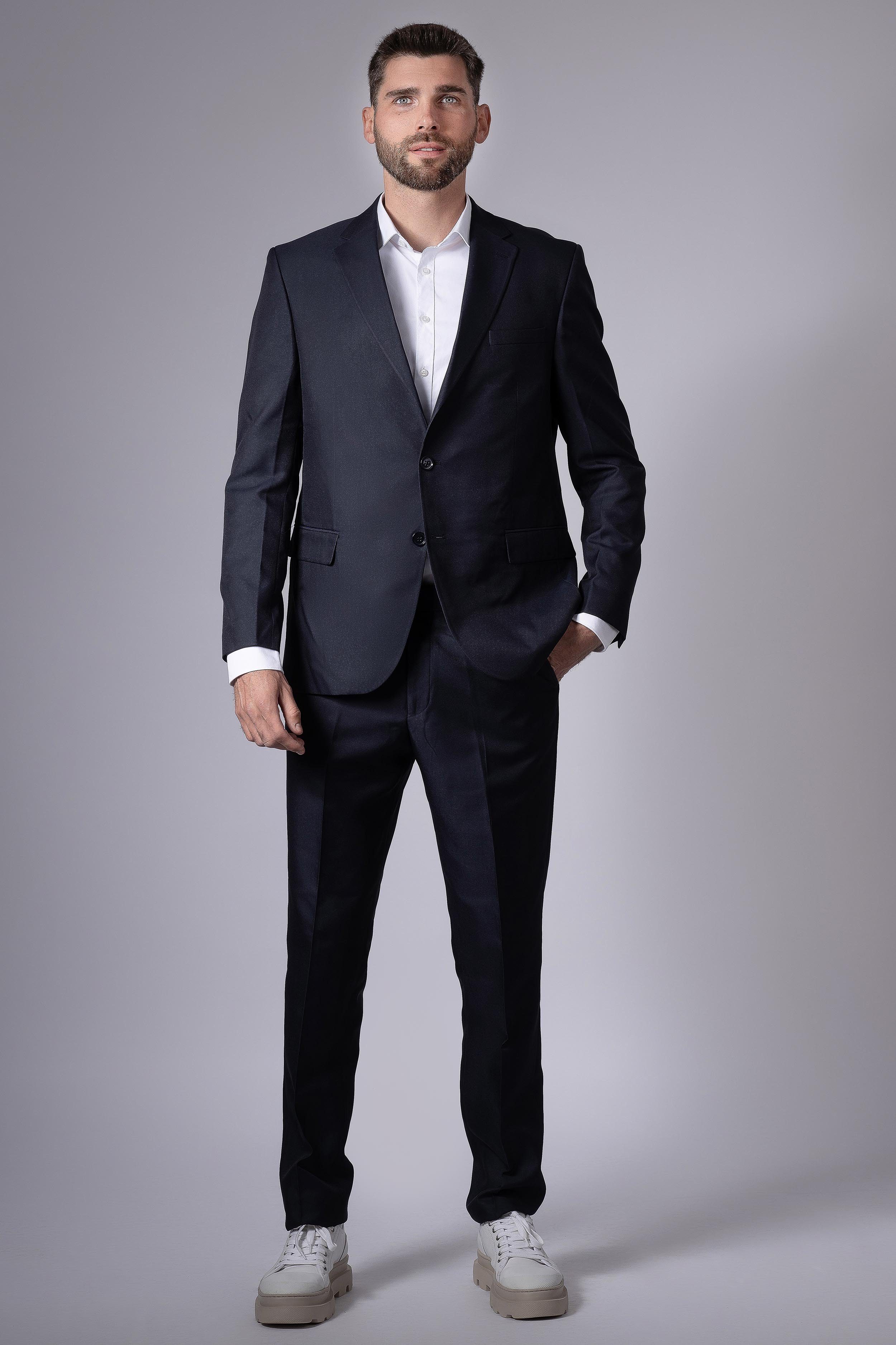 Hirschthal Anzug Herren Business Anzug Regular-Fit günstig online kaufen