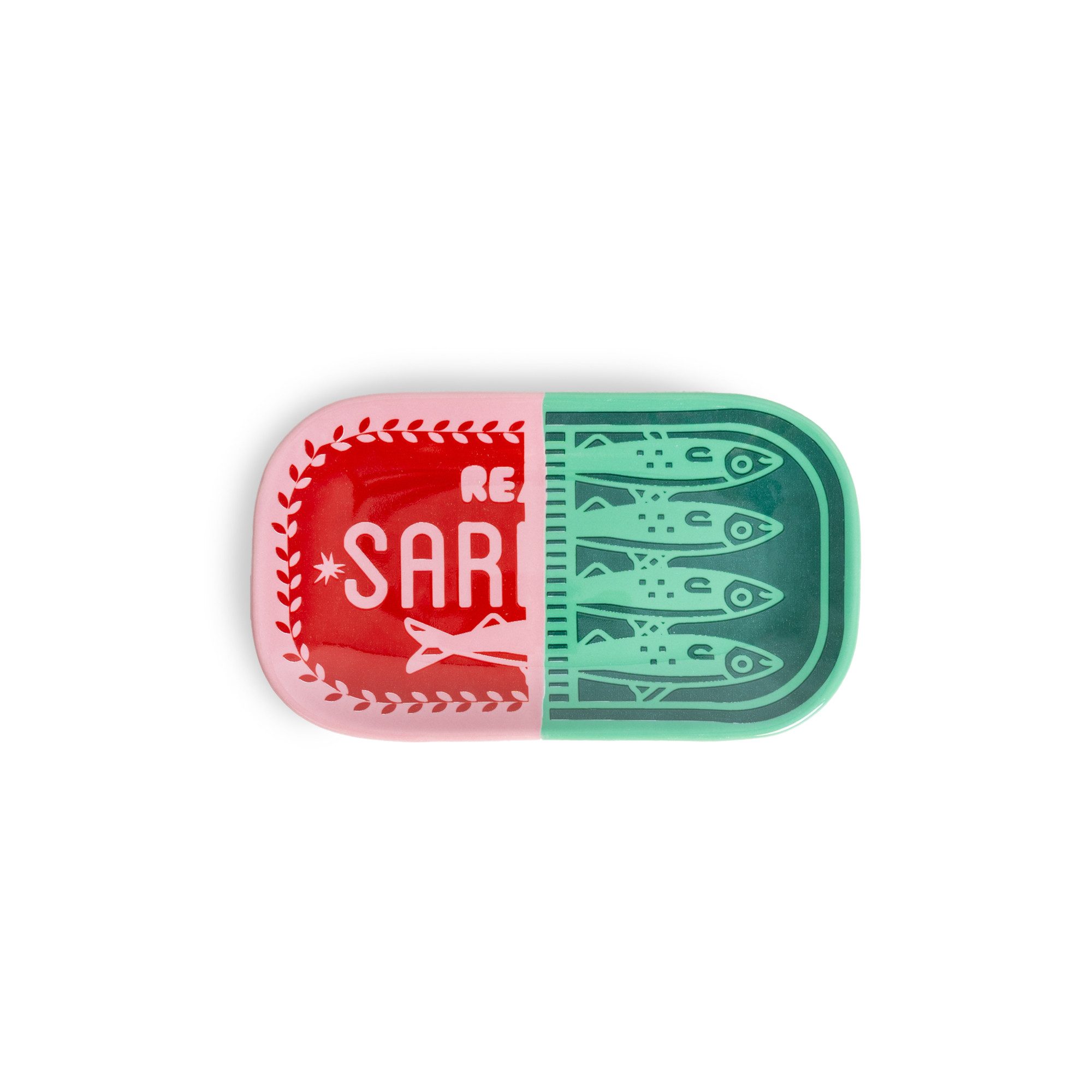 Helio Ferretti Schmuckablage Schmuckteller Sardinenbüchse (Keramik, 1 St., Motiv Fischdose), ca. 13,2 x 7,5 cm
