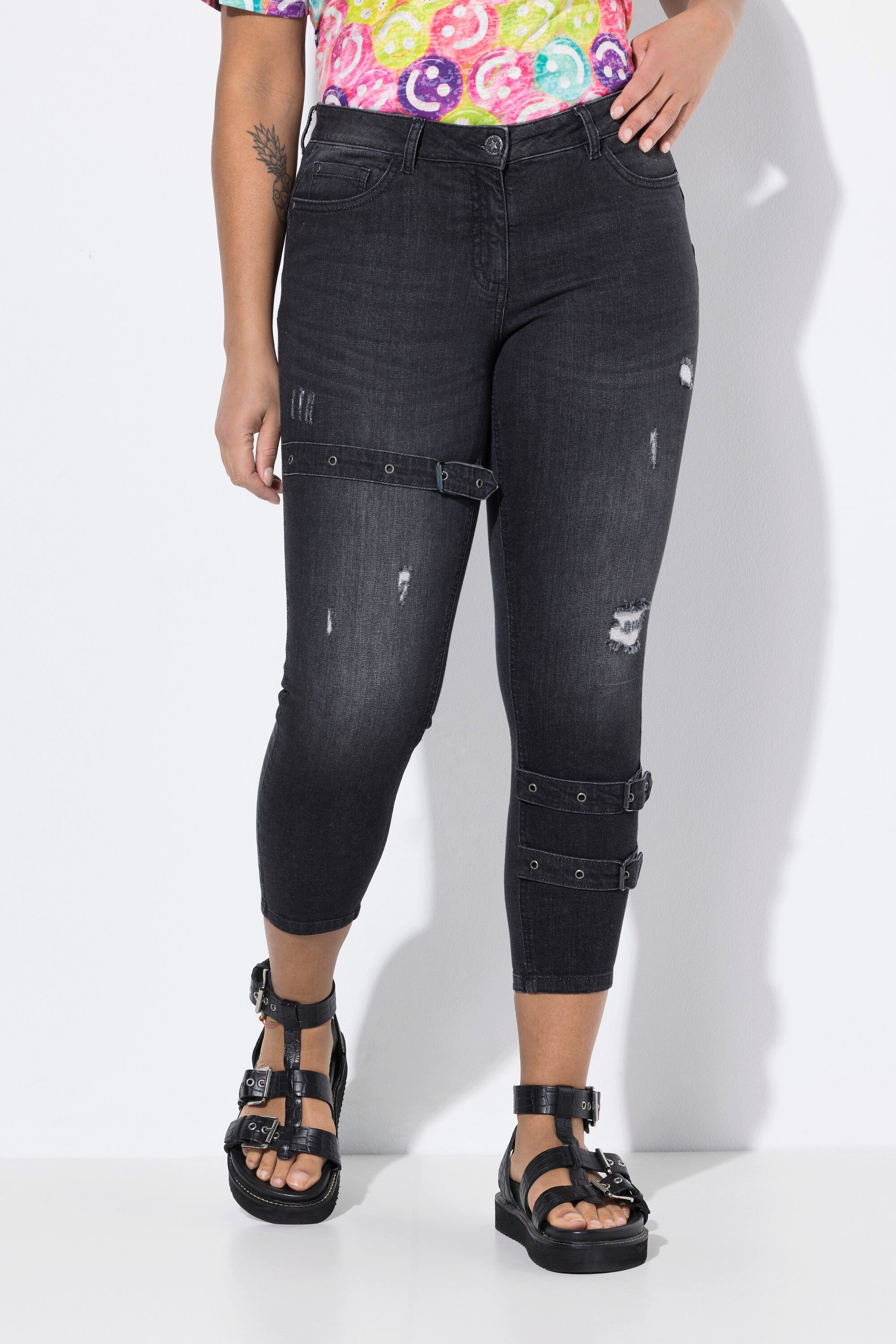 Angel of Style Röhrenjeans PushUp-Jeans Zierschnallen günstig online kaufen