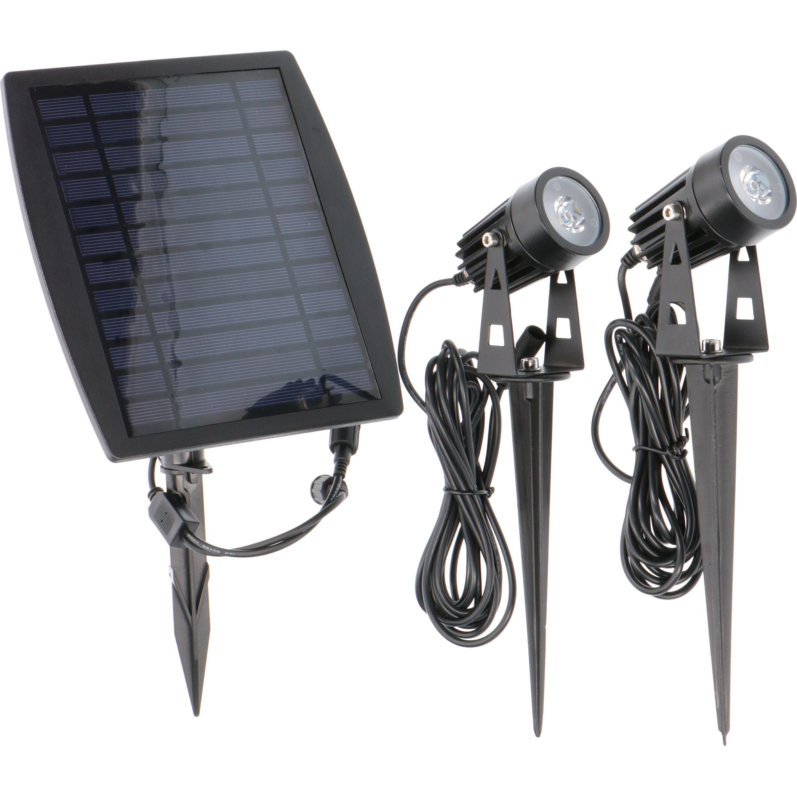 LED LED, 1000424 Solarleuchte Solar LED-Gartenspots, 1,5W light LED's warmweiß