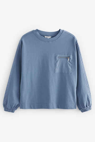 Next Sweatshirt ​​​​​​Langarm-Sweatshirt überschnittene Schultern (1-tlg)
