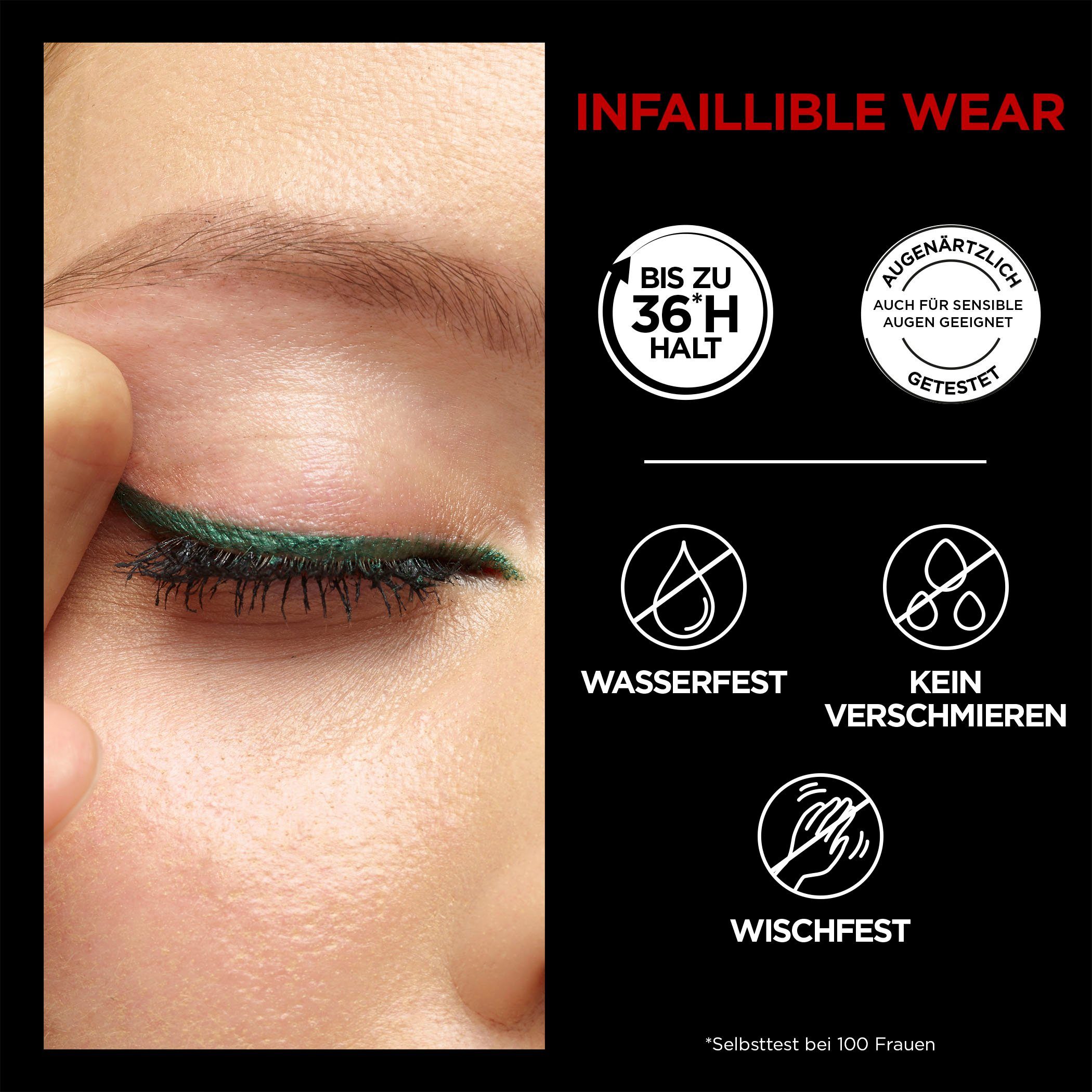 L'ORÉAL PARIS Eyeliner Infallible Automatic Grip, mit ausdrucksstarken Ergebnissen