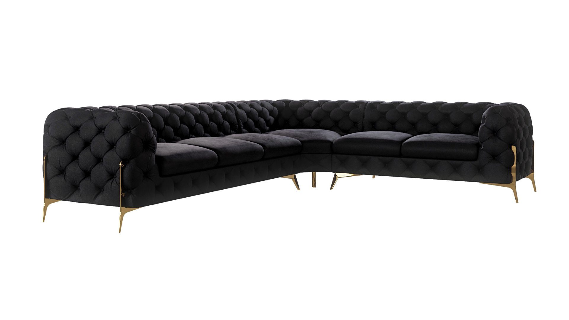 S-Style Möbel Ecksofa Ashley, Chesterfield mit günstig online kaufen