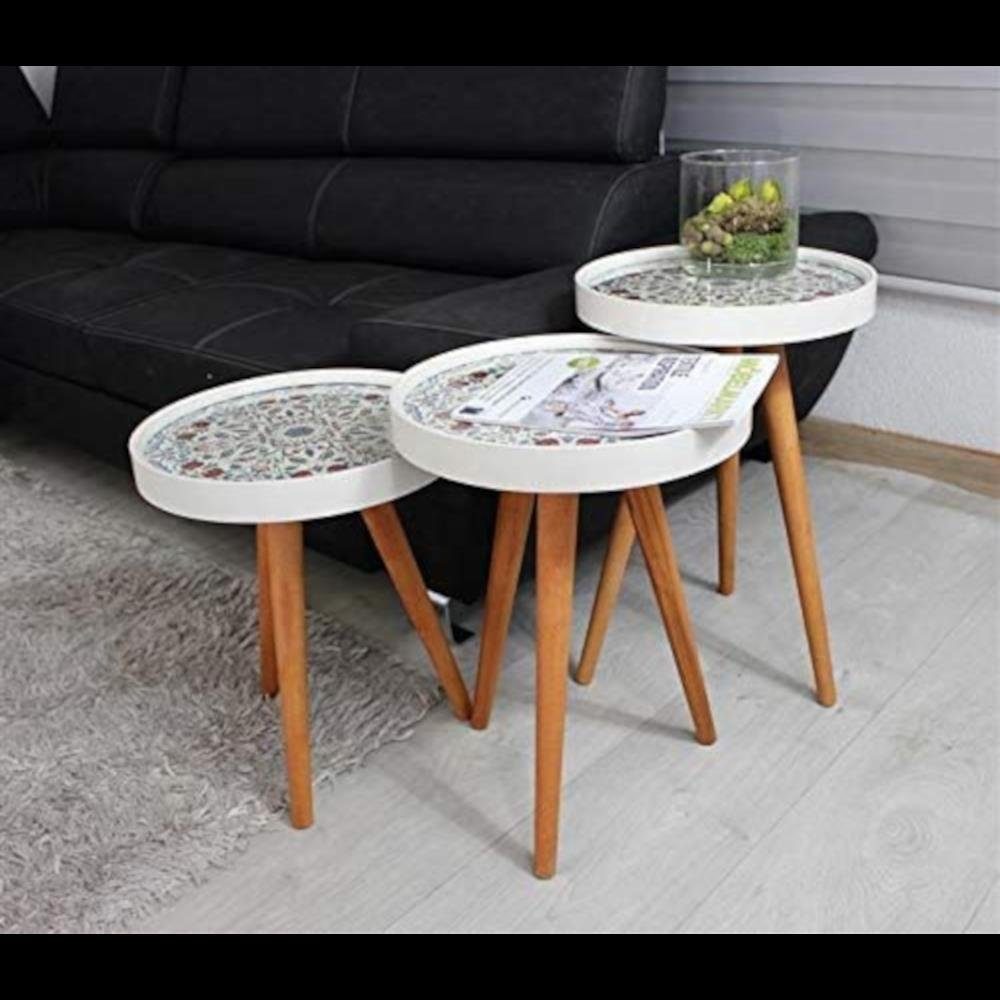 HOOZ Möbelfuß aus Buchenholz für Möbel Hell in 9 verschiedenen Größen, (Set, 4-St., robuste Standbeine), belastbar bis 30kg