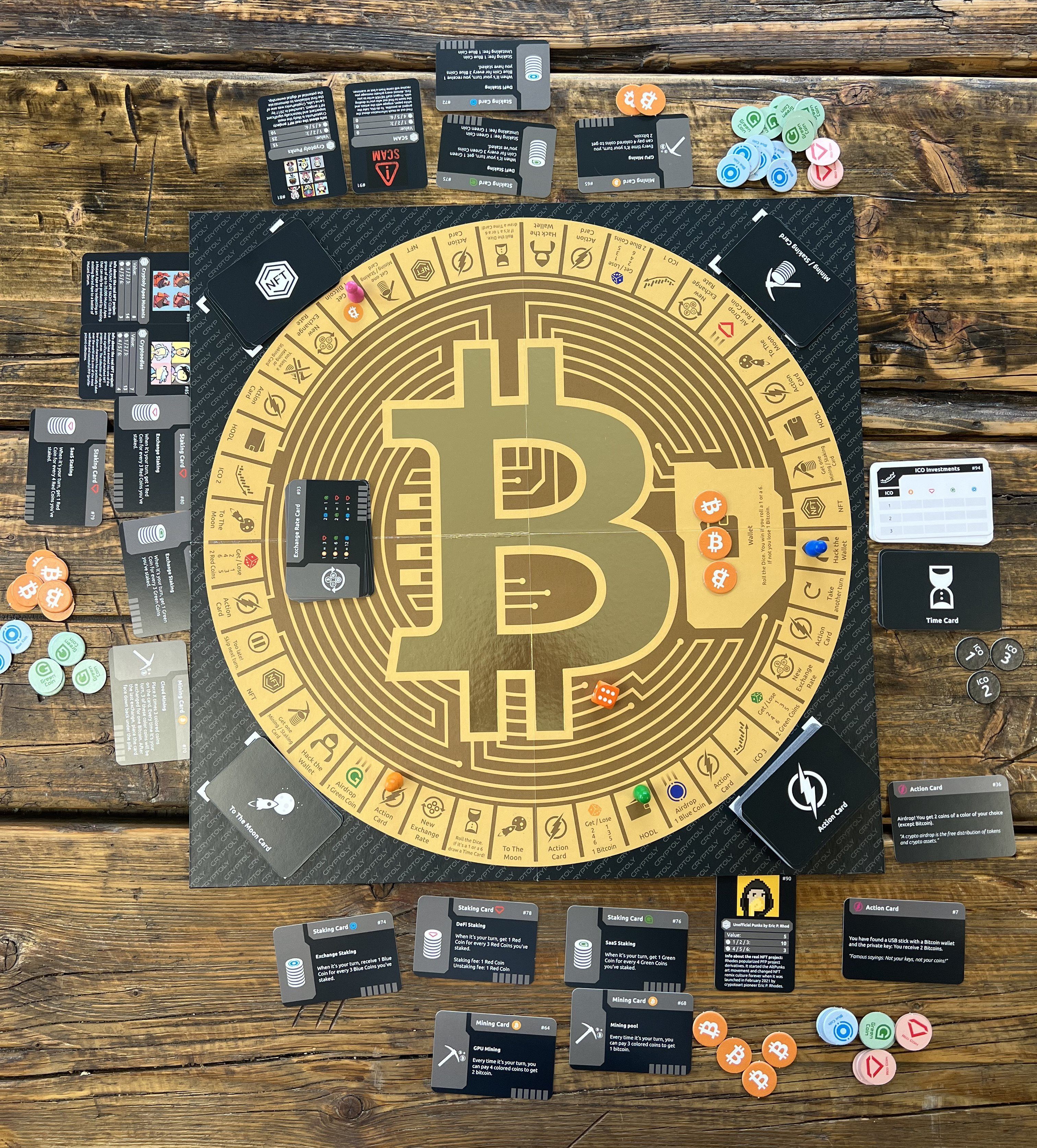 Gomazing Spiel, CRYPTOLY To And Bitcoin Das Beyond The mehrsprachige Moon Brettspiel