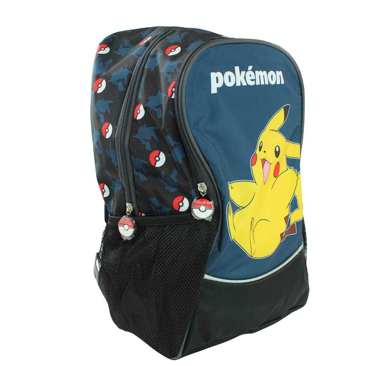 POKÉMON Schulrucksack Pokemon Pikachu Jungen Rucksack Gr. 40x27x14 cm