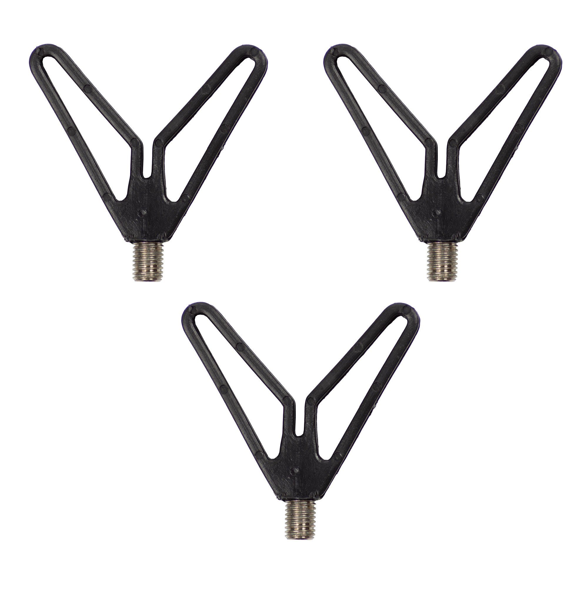 Rutenhalter V-Form Rutenauflagen-Set 3 Stück für verbesserten Schnurlauf Standard