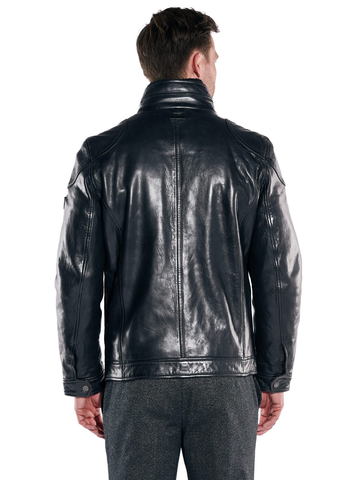 Engbers Lederjacke engbers Herren Lederjacke, Schwarz günstig online kaufen