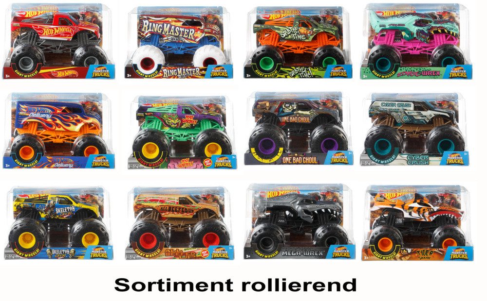 Mattel® Spielzeug-Monstertruck Hot Wheels Monster Trucks 1:24 sortiert