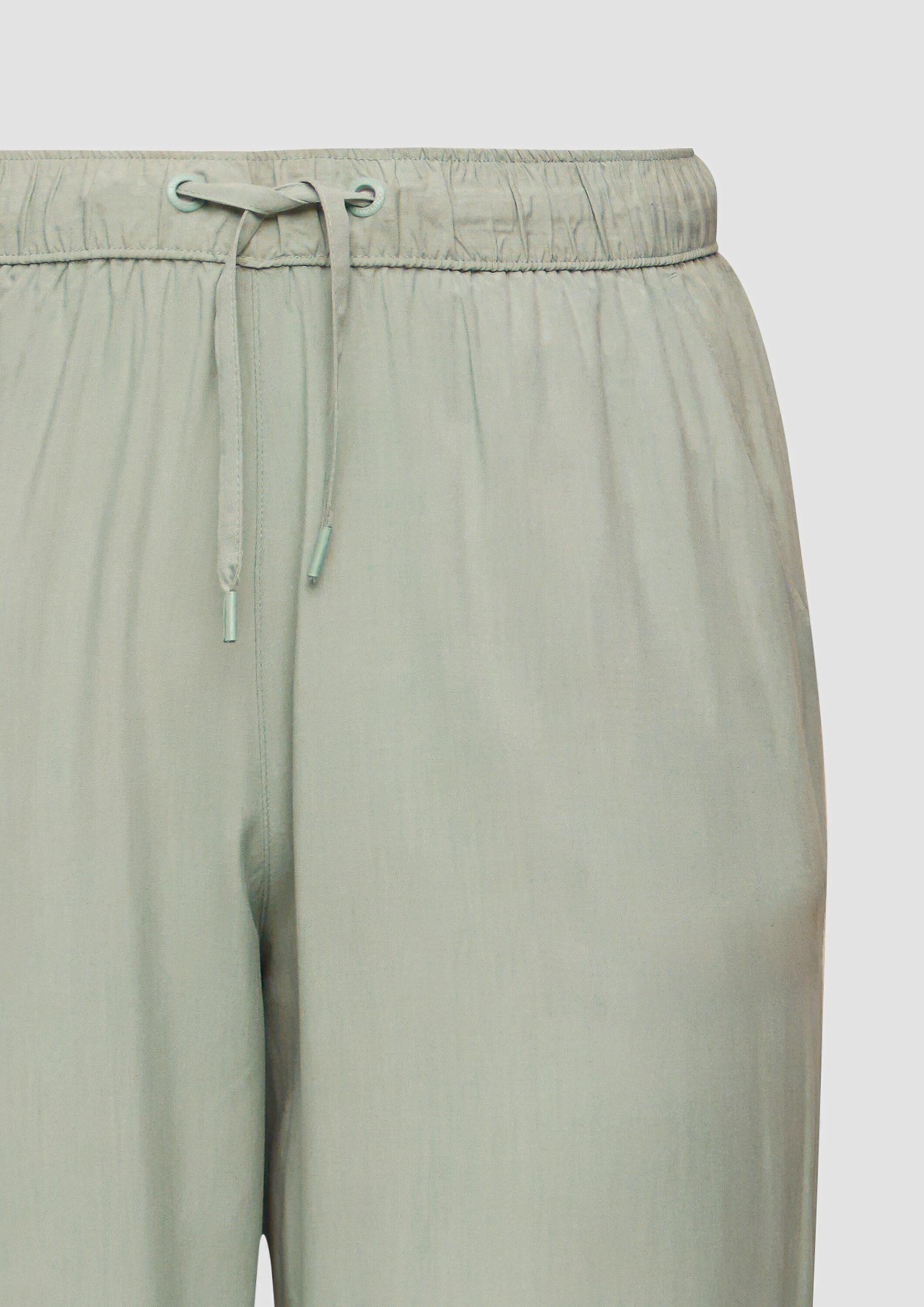 QS Culotte Hose Culotte aus Viskose