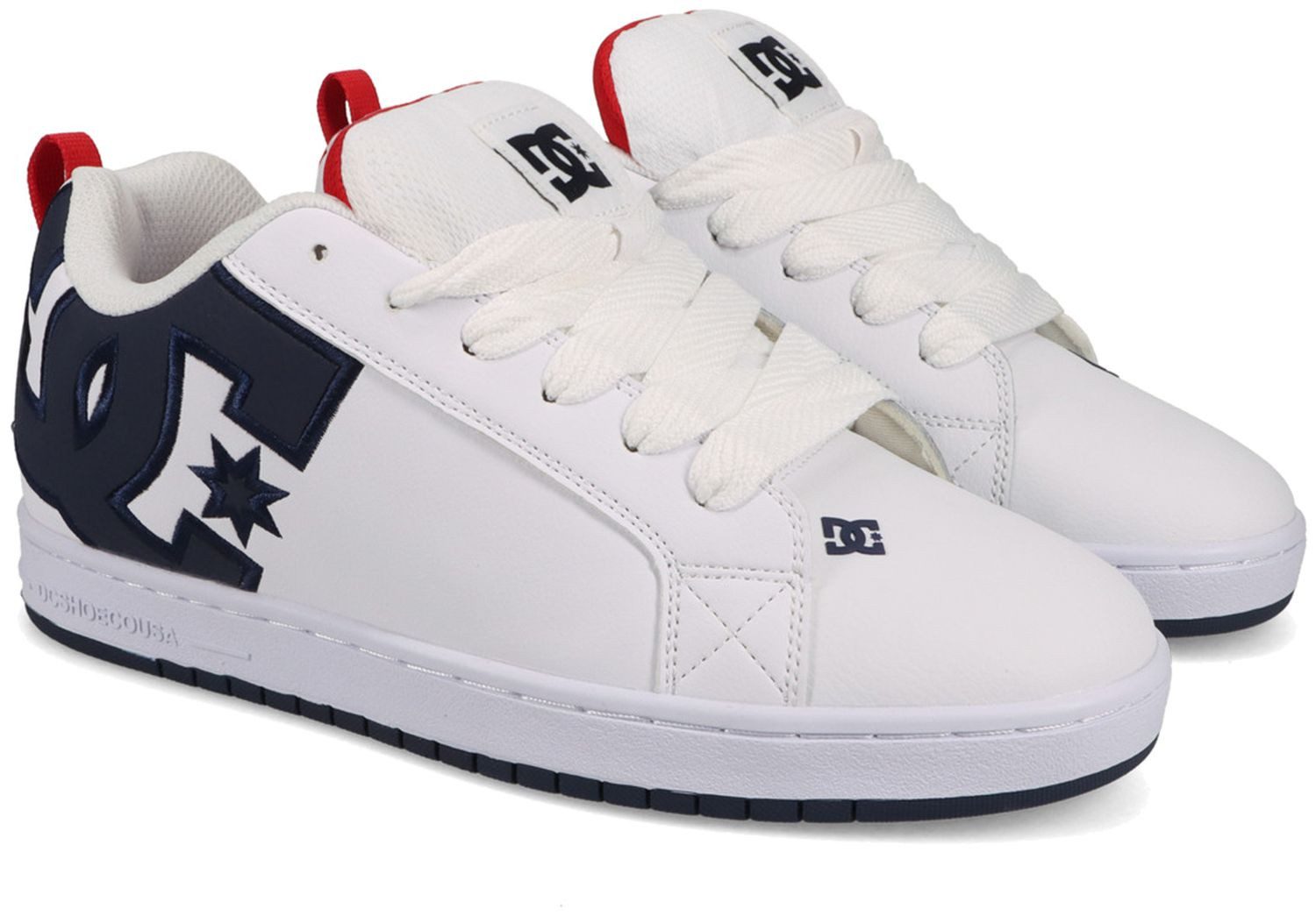 DC Shoes DC Shoes Court Graffik White/Navy/Red Sneaker günstig online kaufen