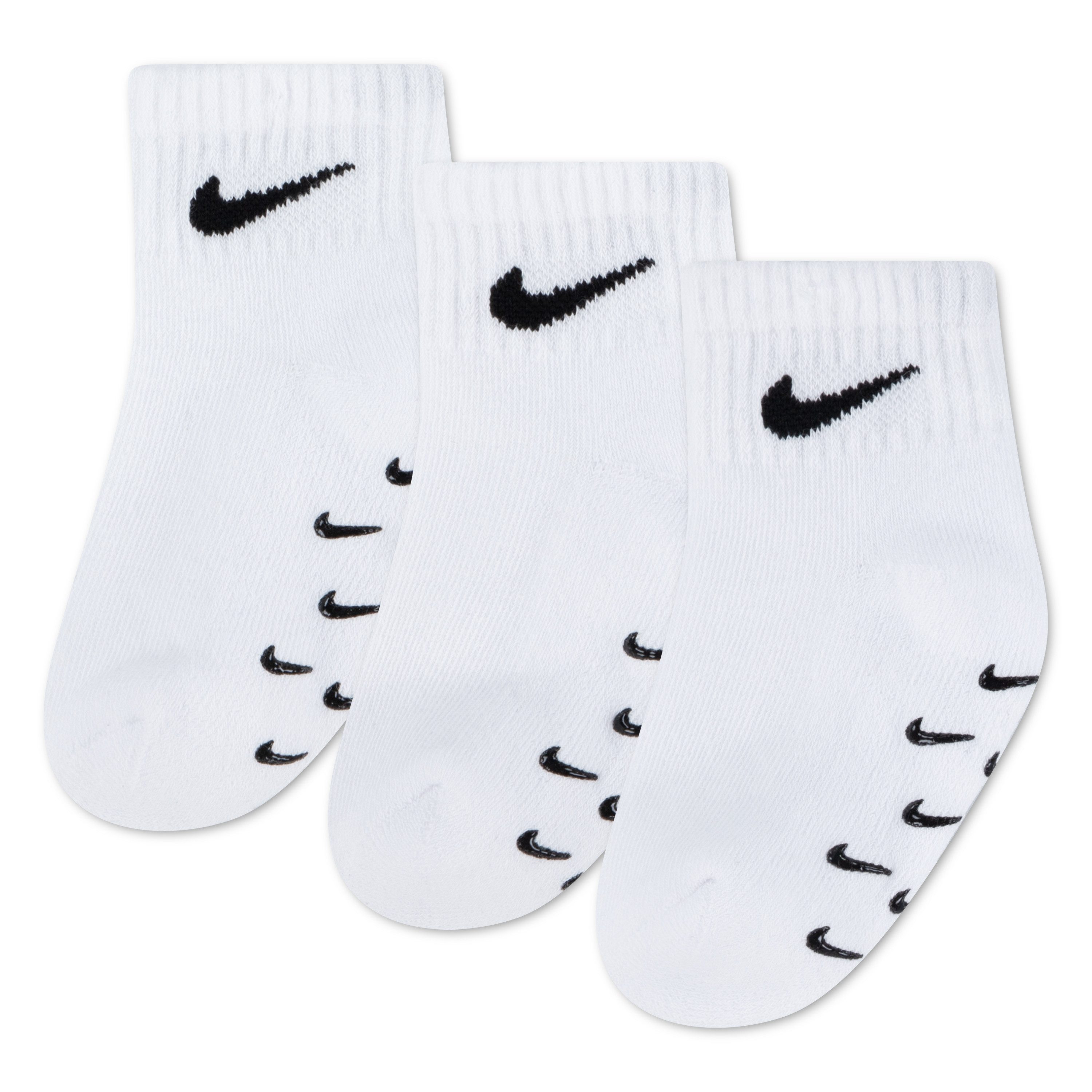 Nike Sportswear Socken NHN 3PK INF/TODD GRIPPER QTR S (3-Paar) für Babys, dreierpack, mit Elasthan-Anteil