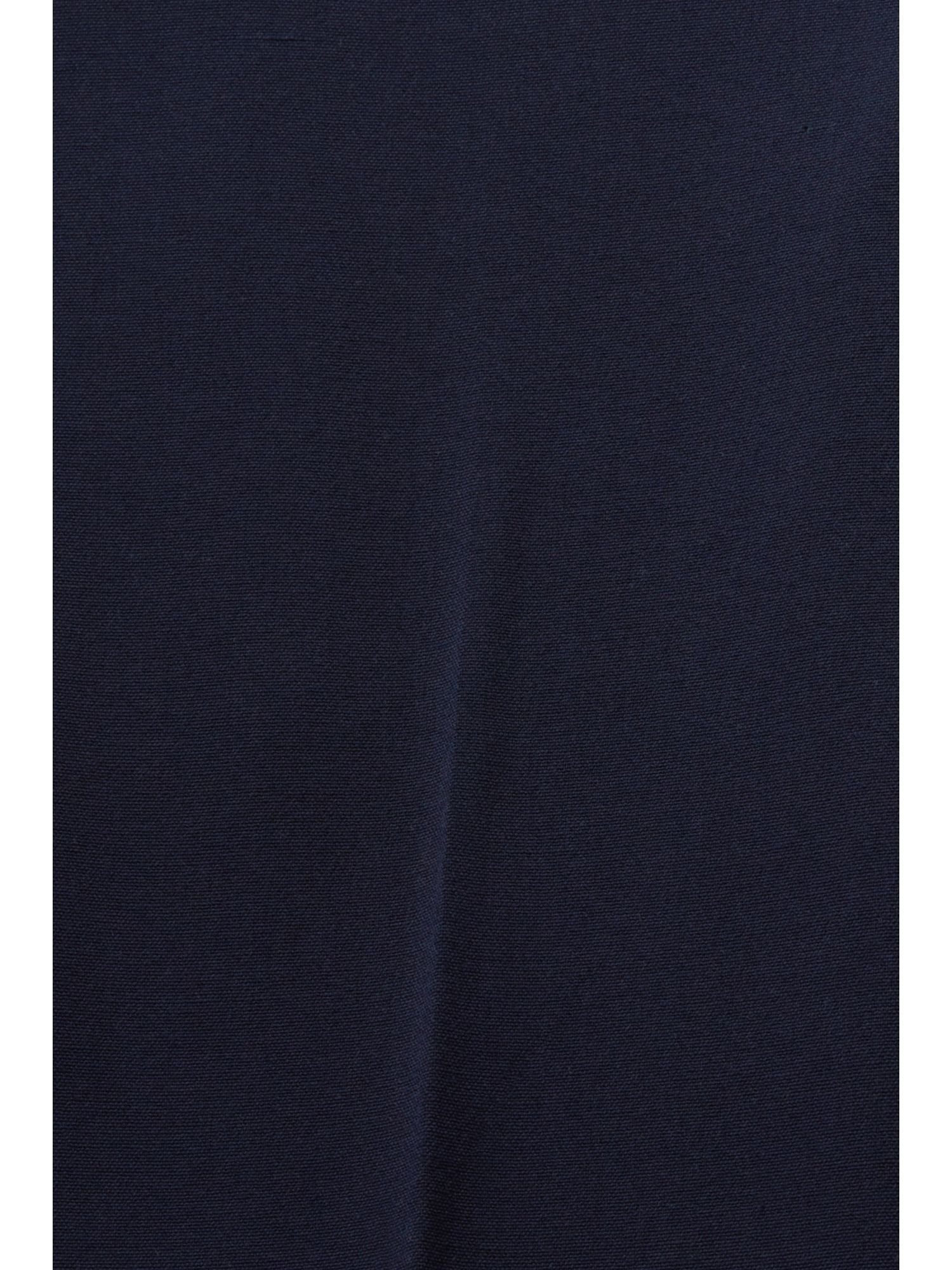 Esprit Stoffhose Gerade geschnittene Crêpe NAVY Hose aus