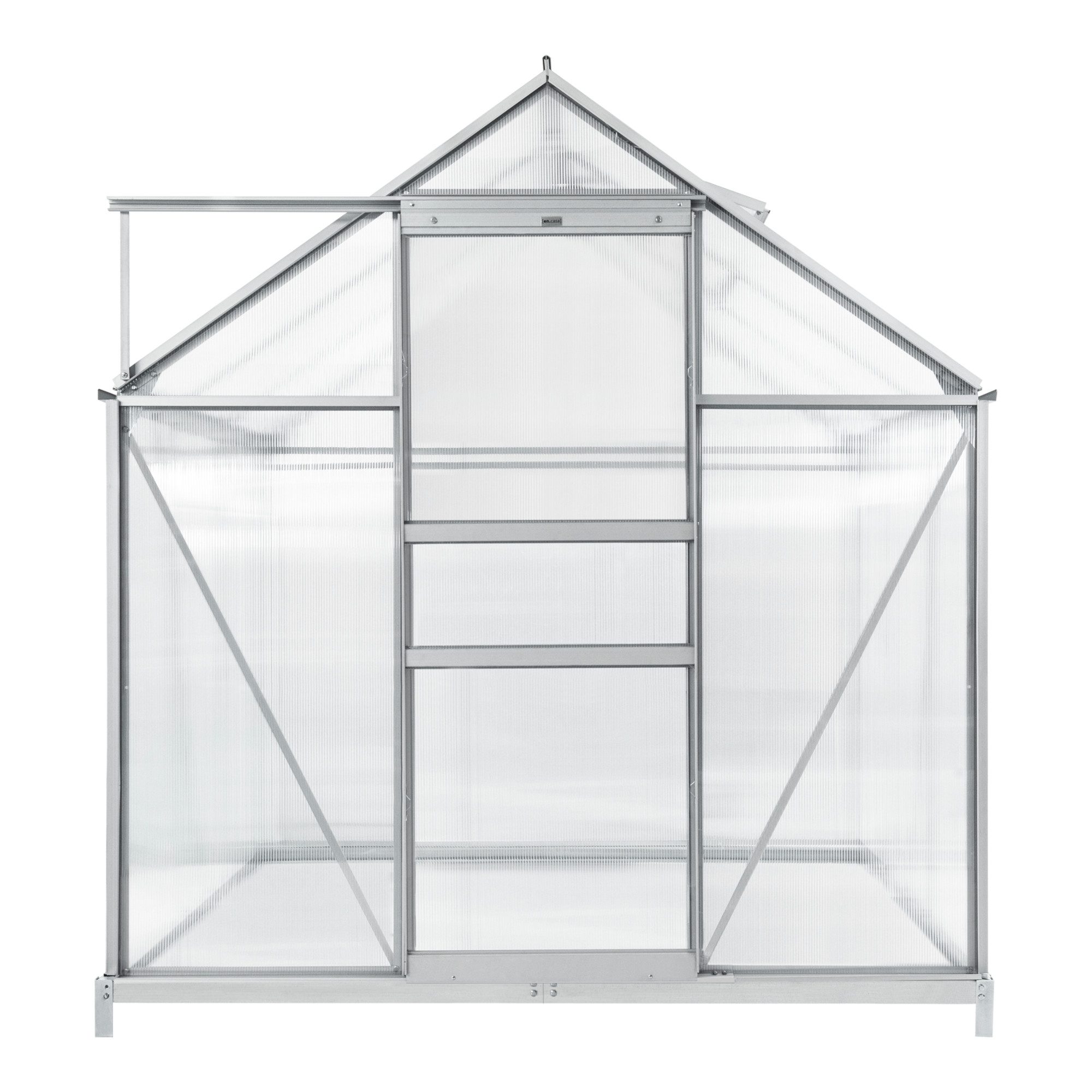 en.casa Gewächshaus, BxTxH: 190 x 190 x...