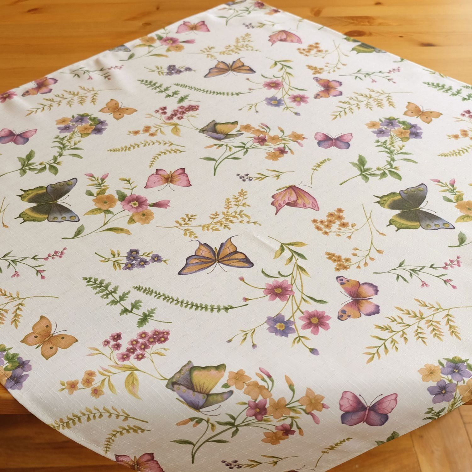 texpot Tischdecke Druckmotiv Schmetterling Frühling Sommer Tischläufer (1-t günstig online kaufen