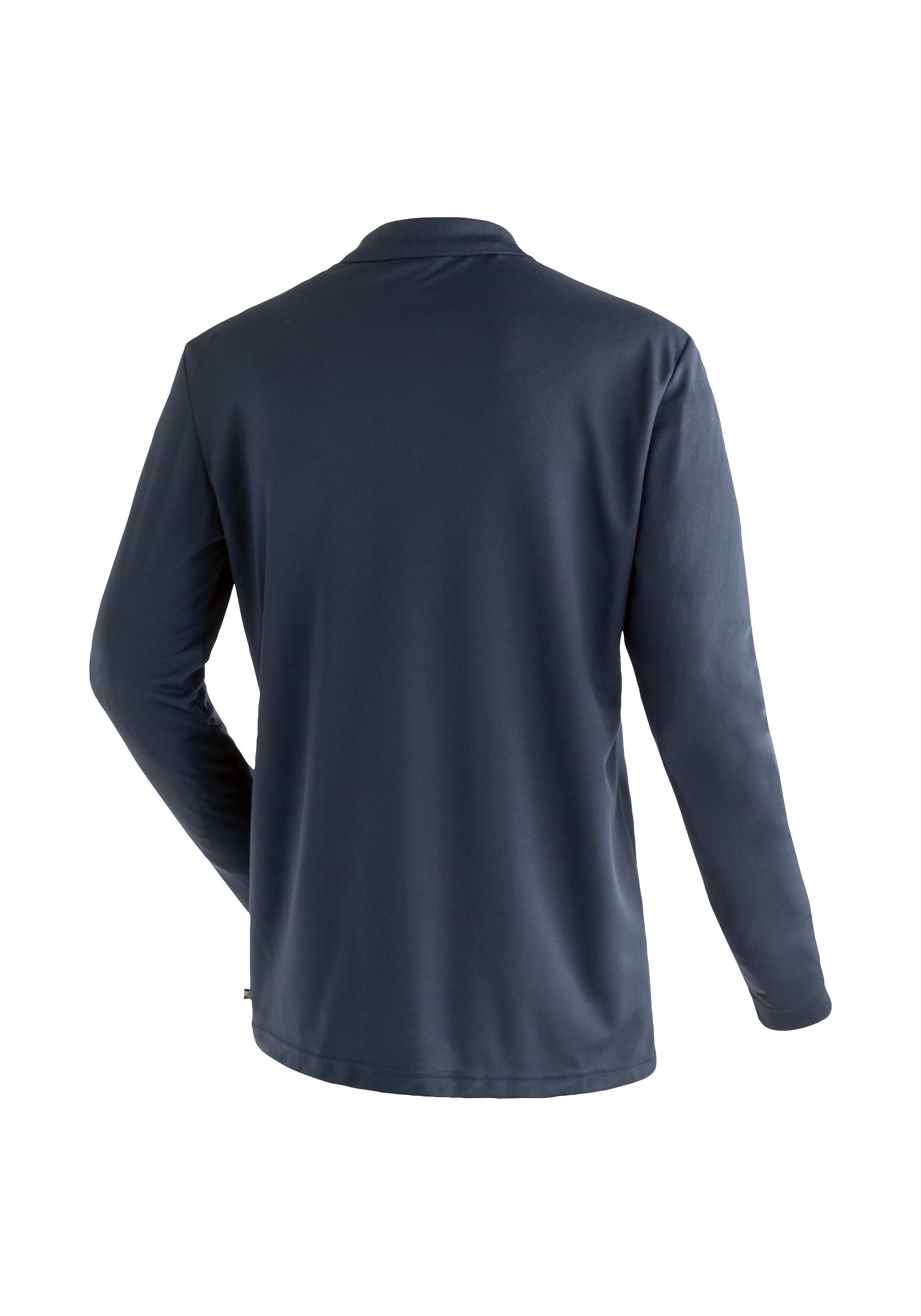 Maier Sports Langarm-Poloshirt Ulrich L/S Herren Polo langarm, leichtes Funktionsshirt, Langarmshirt, Reg. Fit