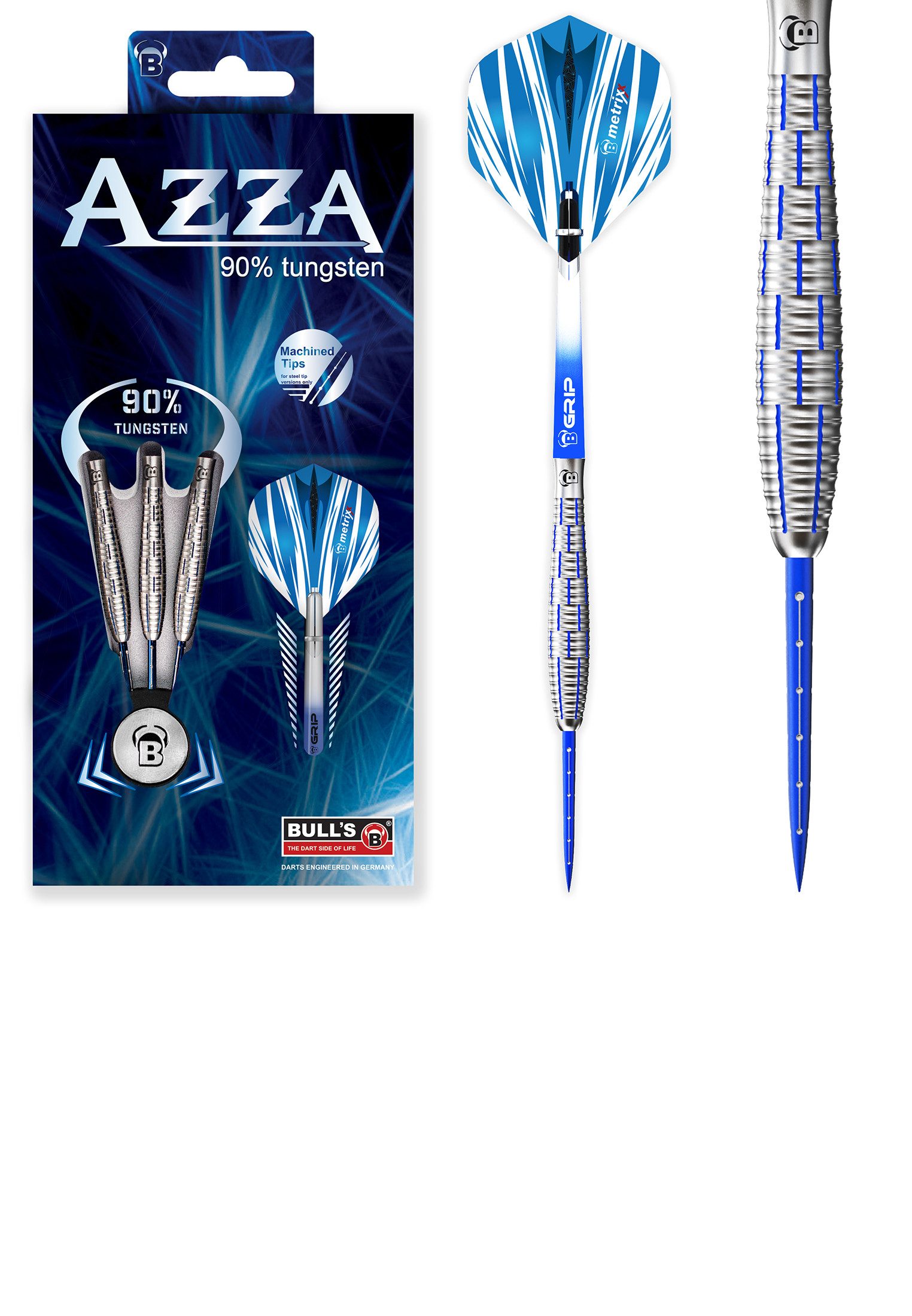 Dartpfeil Azza Dartpfeile 90% Tungsten Darts-Set Profi