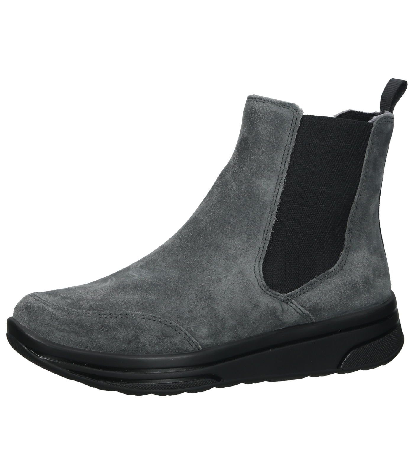 neu Ara Stiefelette Veloursleder/Textil Graphit Stiefelette