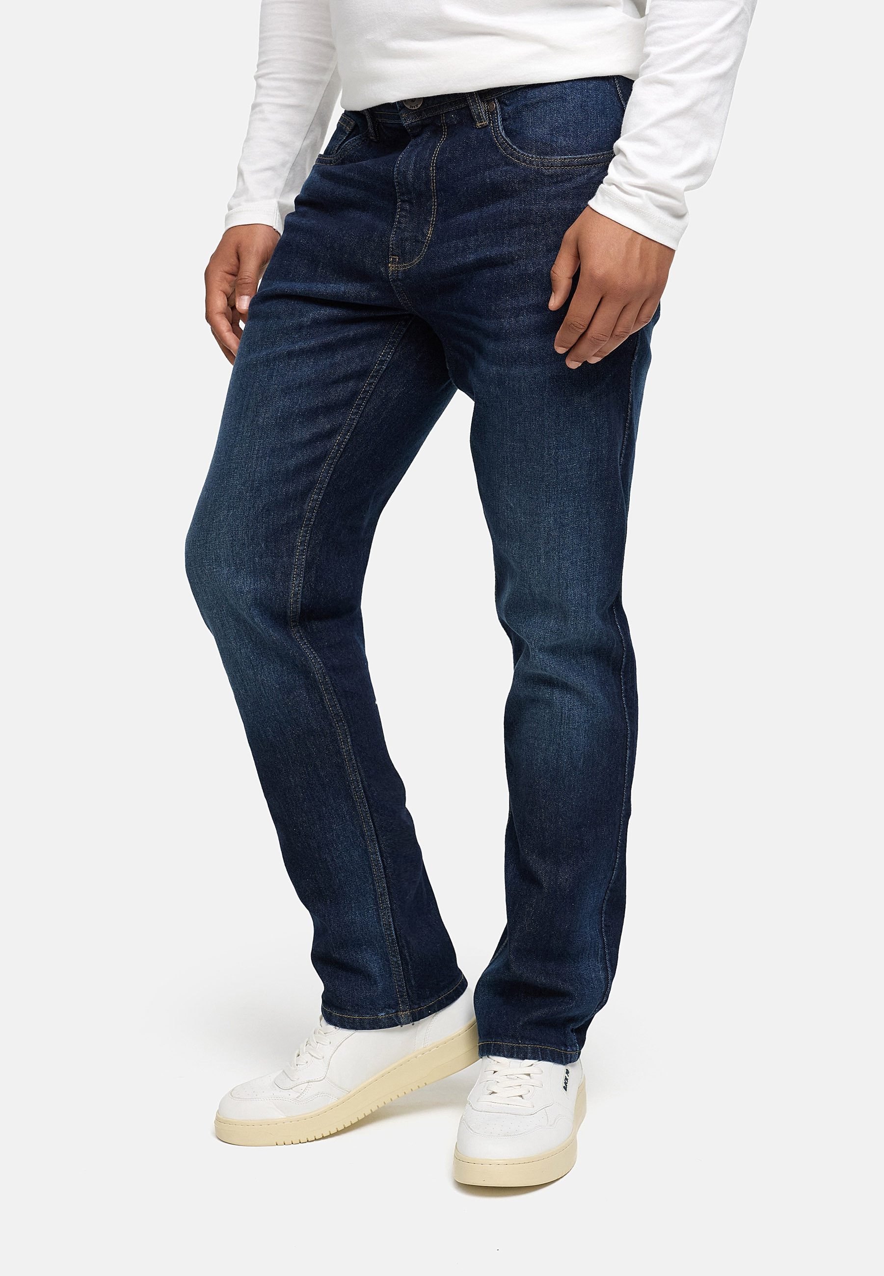INDICODE Regular-fit-Jeans Herren INValoy Jeanshose mit Stretch aus Baumwolle Bequeme Jeanshose in Regular Fit mit Stretch-Anteil für hohen Komfort – Bild 3 von 5