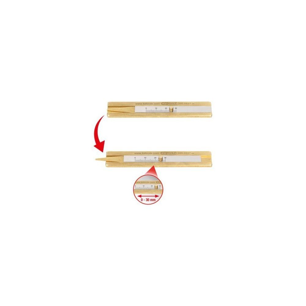 Reifenprofil-Tiefenmesser Montagewerkzeug - 300.0537, Tools 300.0537 30mm 0 KS