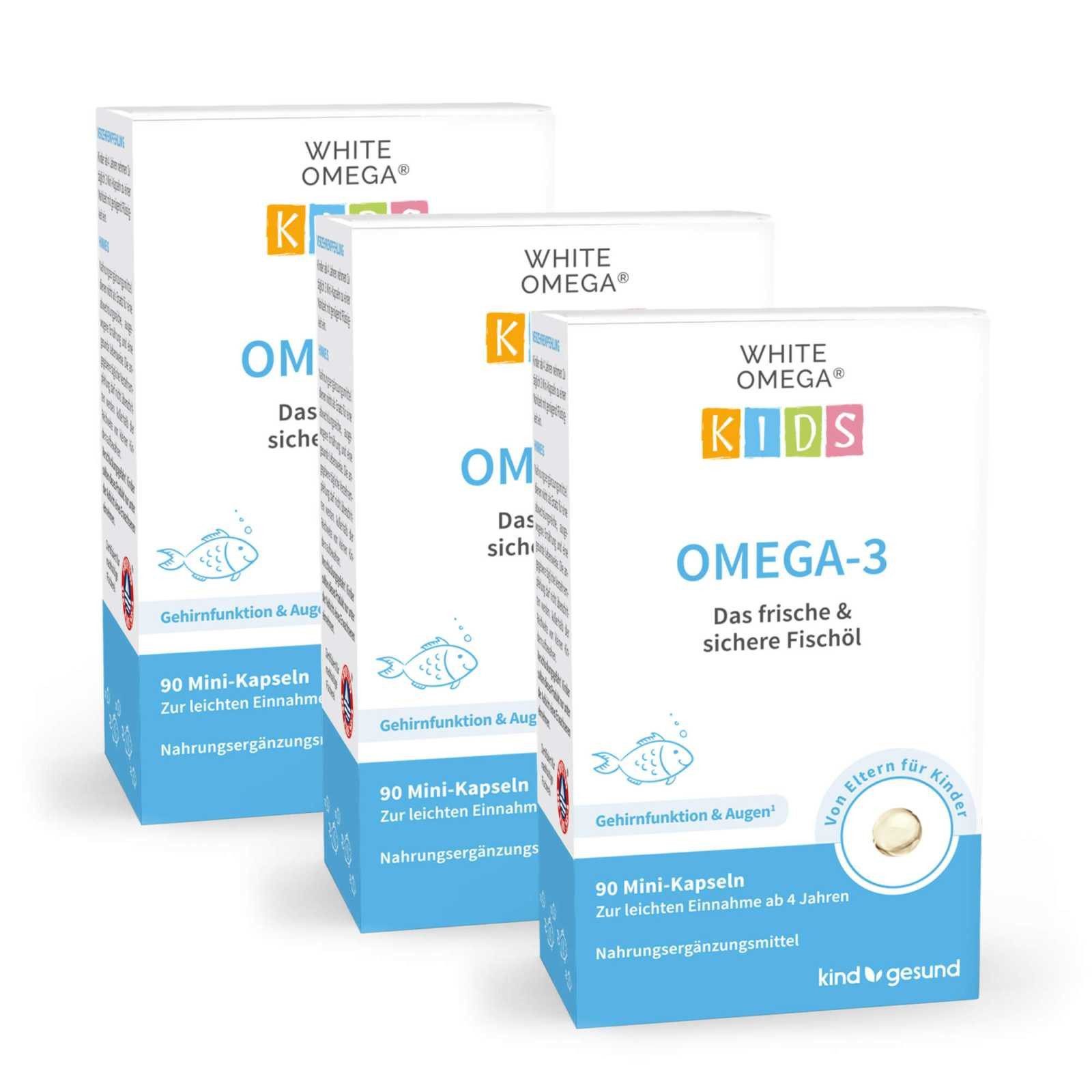 kindgesund Omega-3 für Kinder - WHITE OMEGA Kids Kapseln