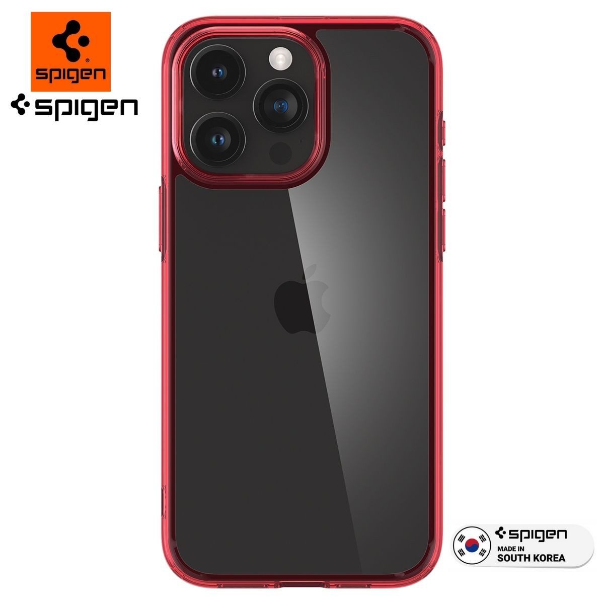 Spigen Smartphone-Hülle Handyhülle für iPhone 15 Pro Max Schutzhülle Robust Hülle Case, Kabelloses Laden, Robust, Schocksicher, Waschbar