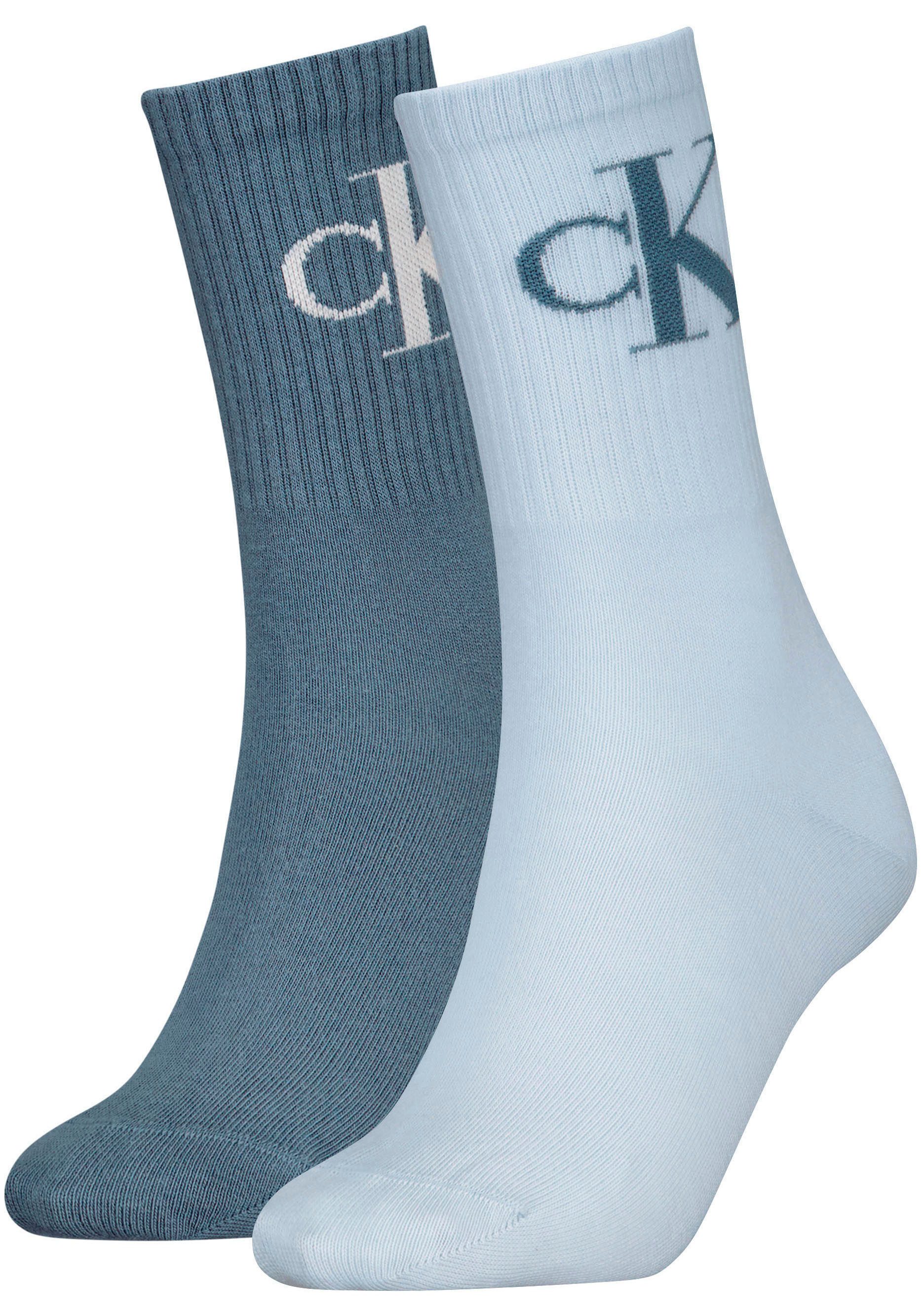 Calvin Klein Jeans Socken CKJ WOMEN SOCK MONOGRAM (2-Paar, 2 Paar) mit extr günstig online kaufen