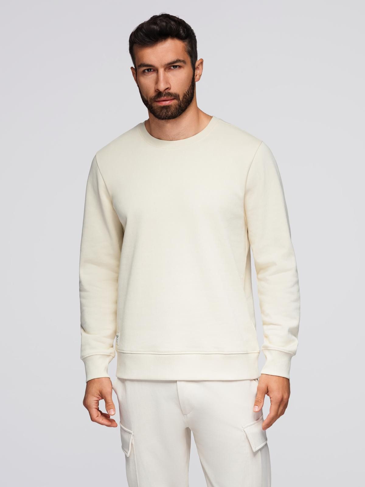 OMBRE Sweatshirt Herren BasicSweatshirt mit Rundhalsausschnitt