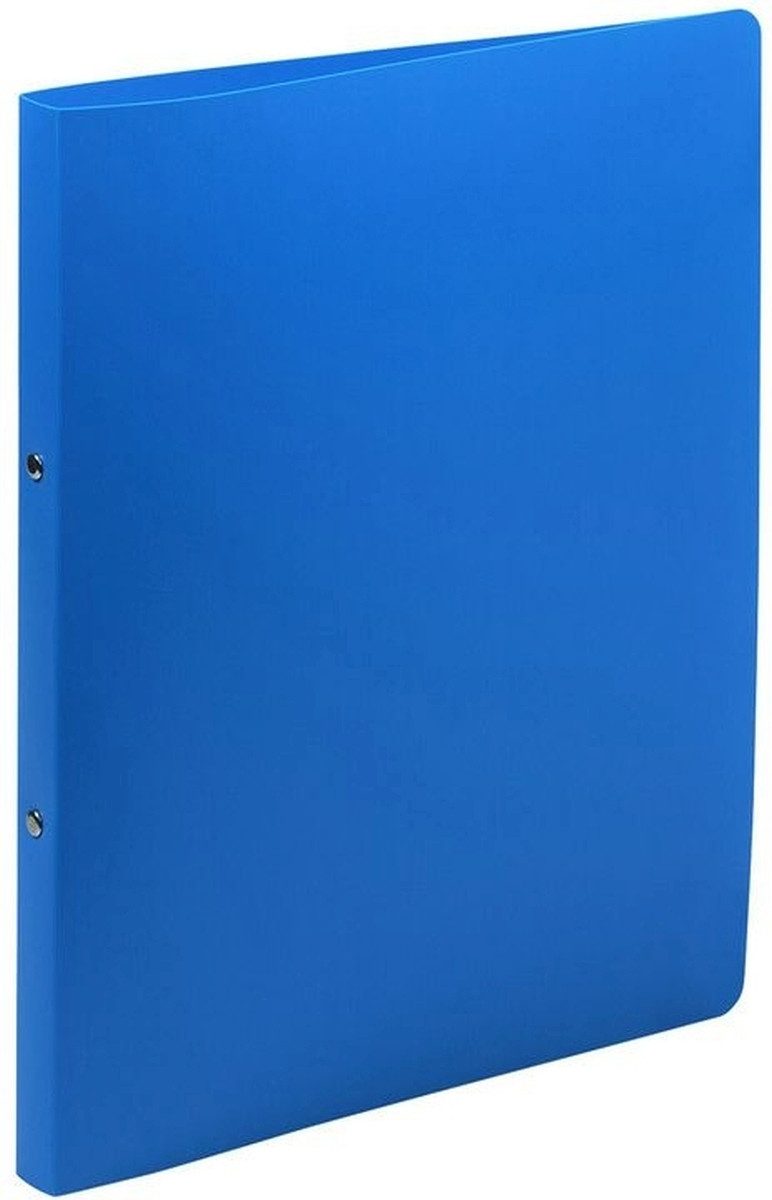 Präsentationsordner Ringbuch Uni A4 PP 2 Ringe 15mm blau