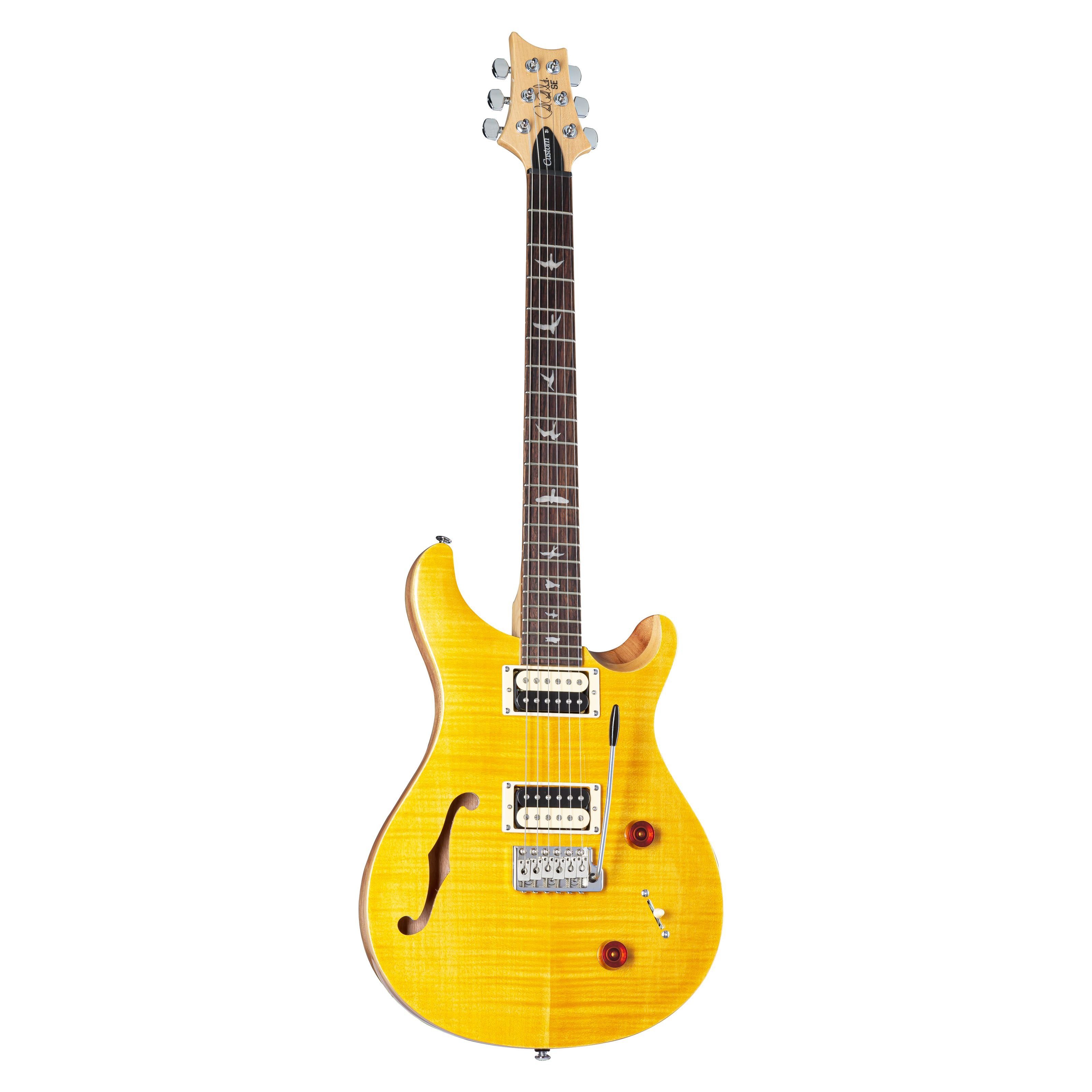 PRS E-Gitarre, SE Custom 22 Semi-Hollow Santana Yellow - E-Gitarre