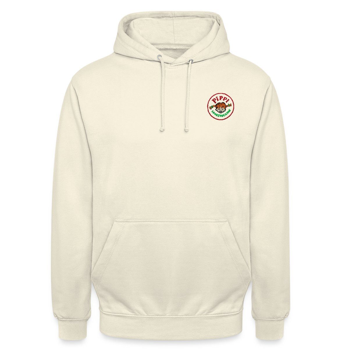 Spreadshirt Hoodie Pippi Langstrumpf Portrait Rundes Logo Unisex Hoodie (1-tlg)