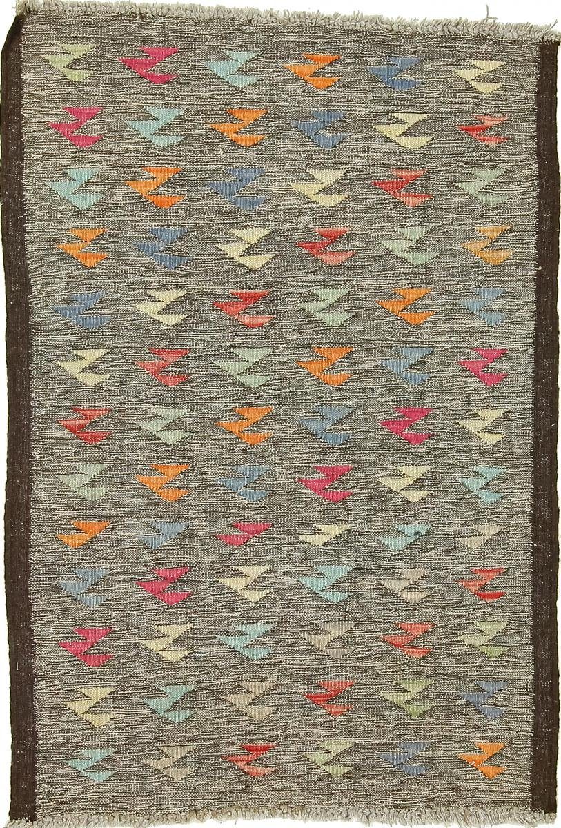 Orientteppich Kelim Afghan 80x115 Handgewebter Orientteppich, Nain Trading, rechteckig, Höhe: 3 mm | Kurzflor-Teppiche