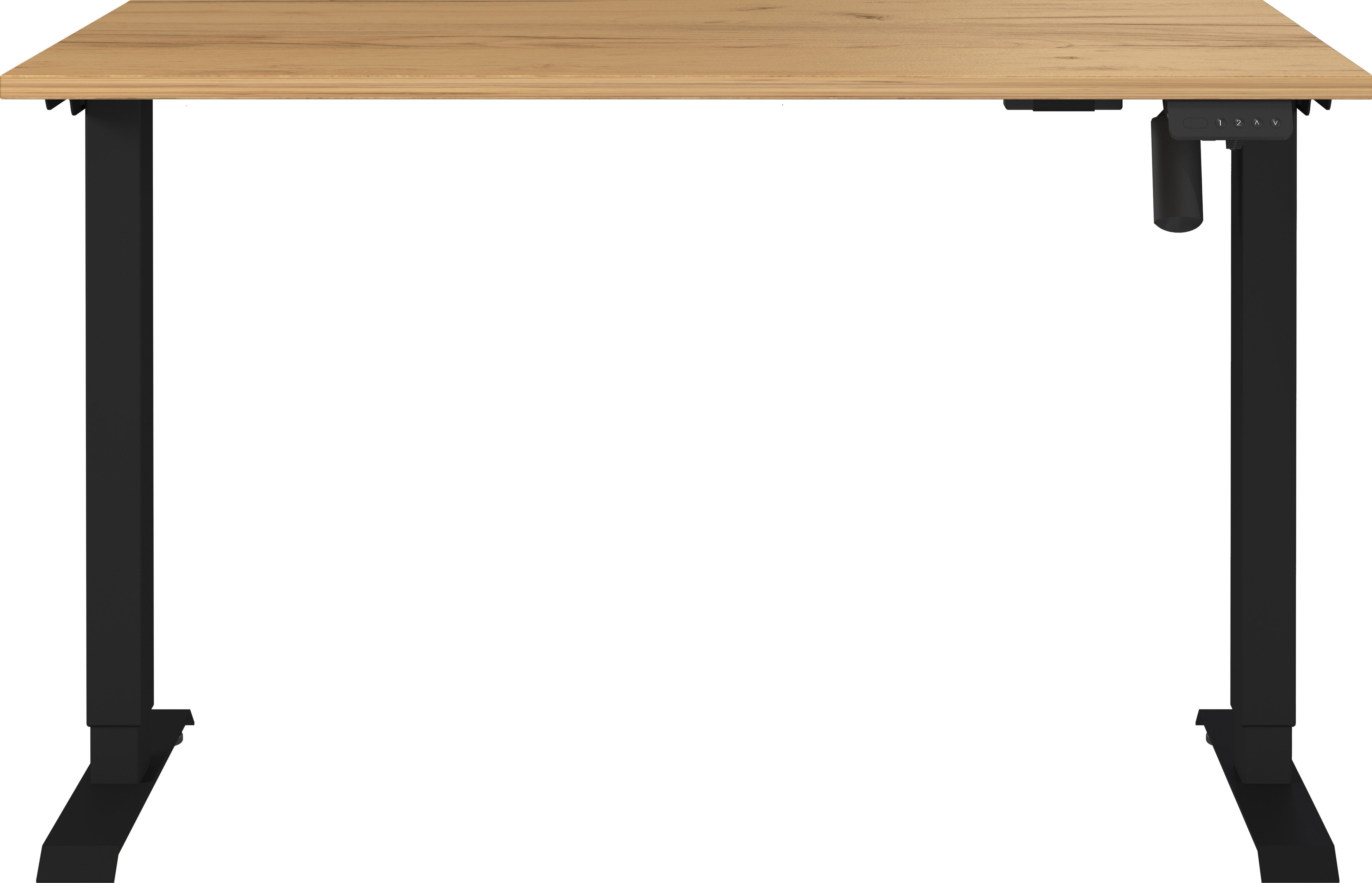 GERMANIA Schreibtisch Boras, elektrisch höhenverstellbar, Breite 120/140/16 günstig online kaufen