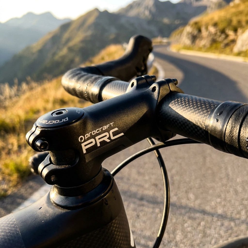 Procraft Fahrradlenker Procraft PRC ST2 Vorbau 17° / 90 mm - 31,8 mm Lenkerklemmung Schwarz M