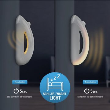 ANSMANN AG LED Nachtlicht LED Nachtlicht mit Dämmerungssensor & Bewegungsmelder - LED Leuchte, COB LED
