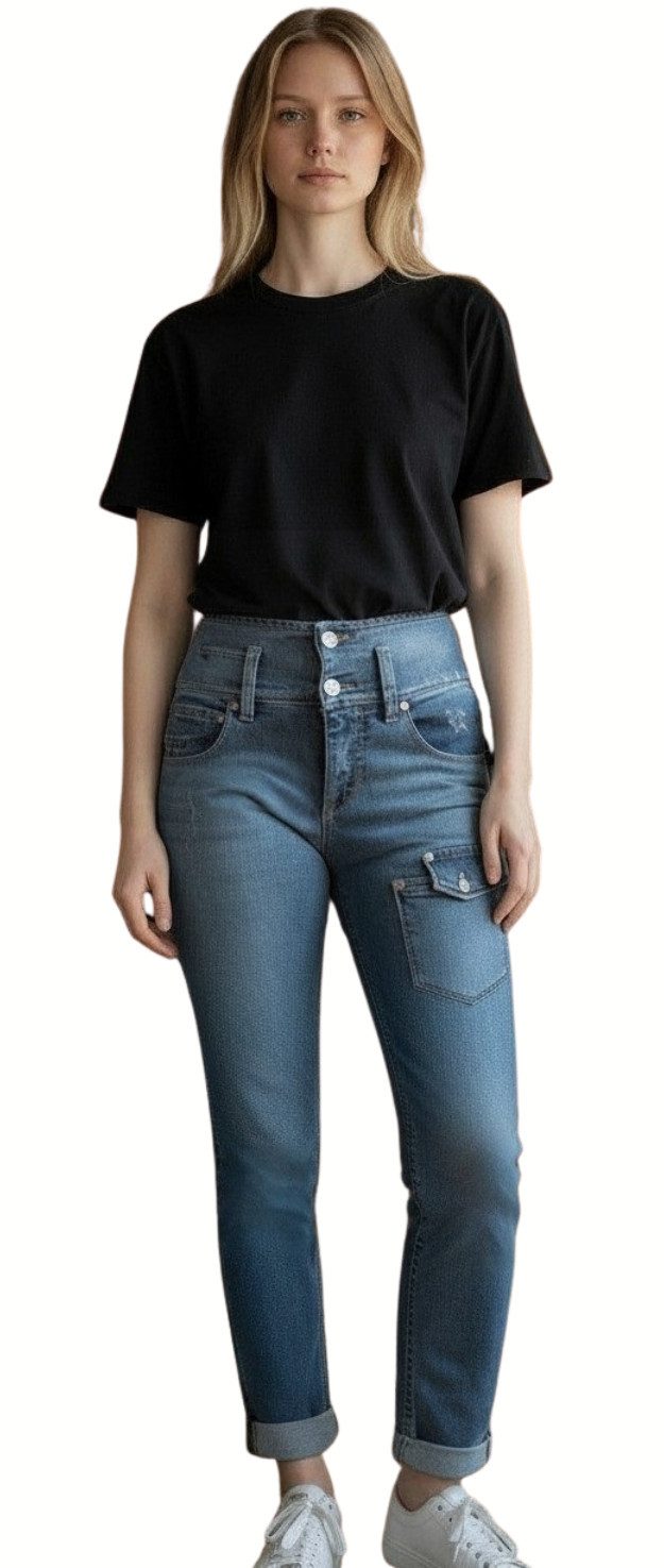 Herrlicher Cargojeans Herrlicher, Dido Destroy Jeans im angesagten Cargo Style Cargo Style